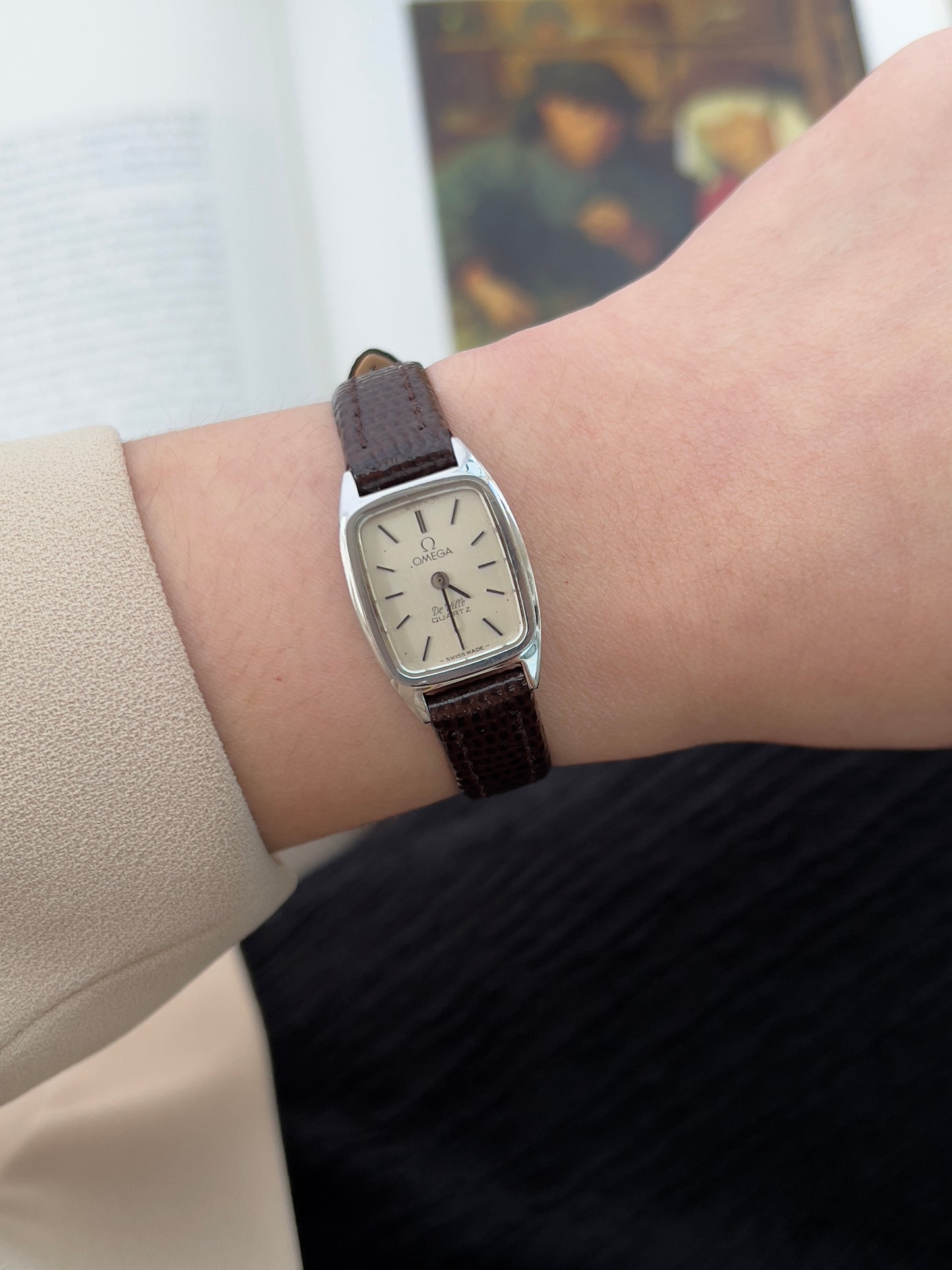Omega De Ville Cushion Woman's Watch