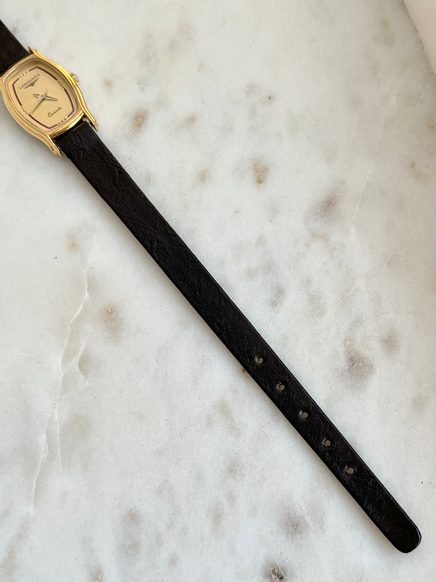Longines Slender Gold Tonneau Women’s Watch