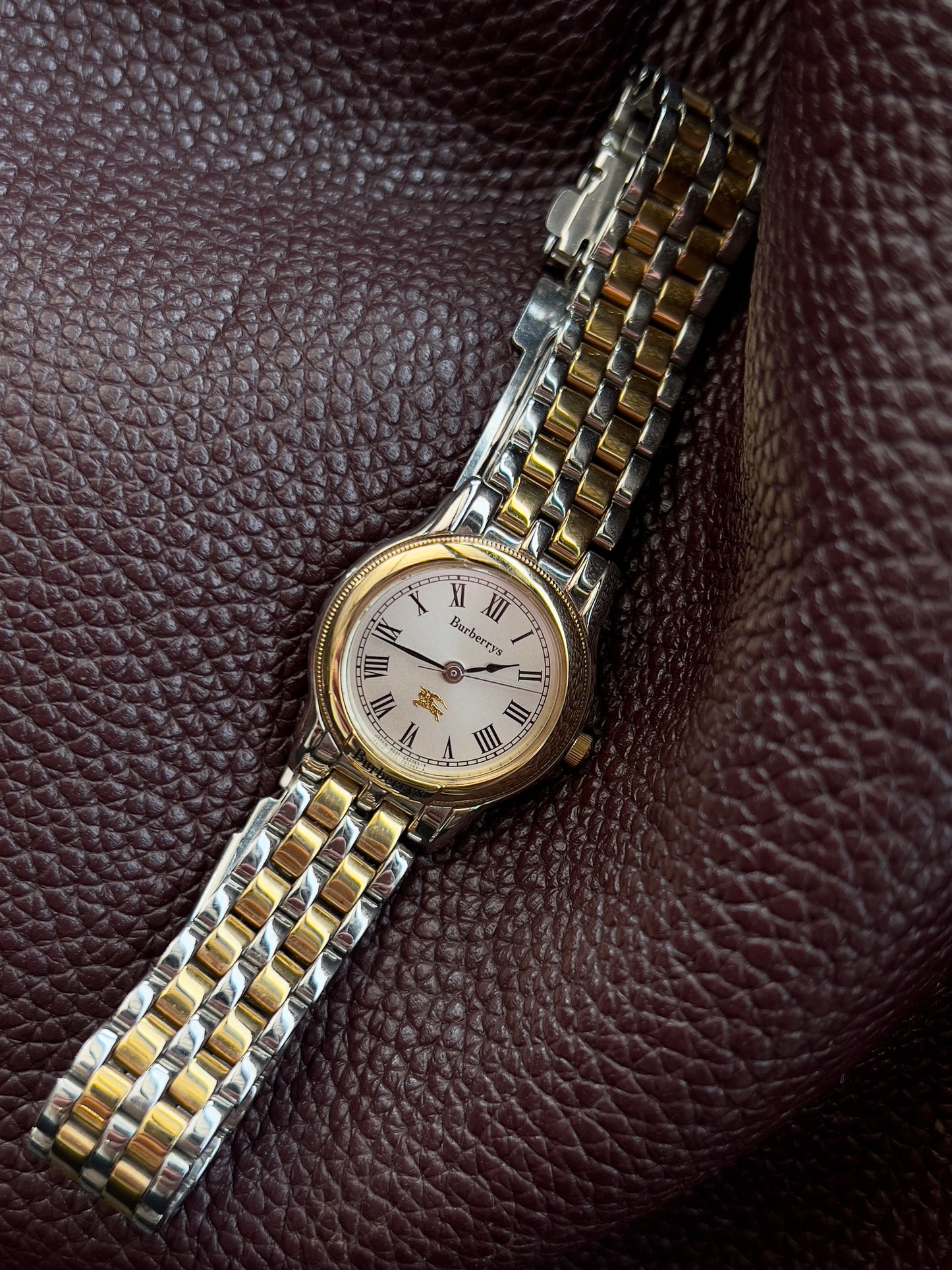 Burberry Roman Dial Two-Tone Ladies’ Watch on a Bracelet