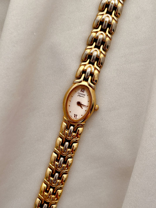 Citizen Elegance Gold-Tone Bracelet Watch
