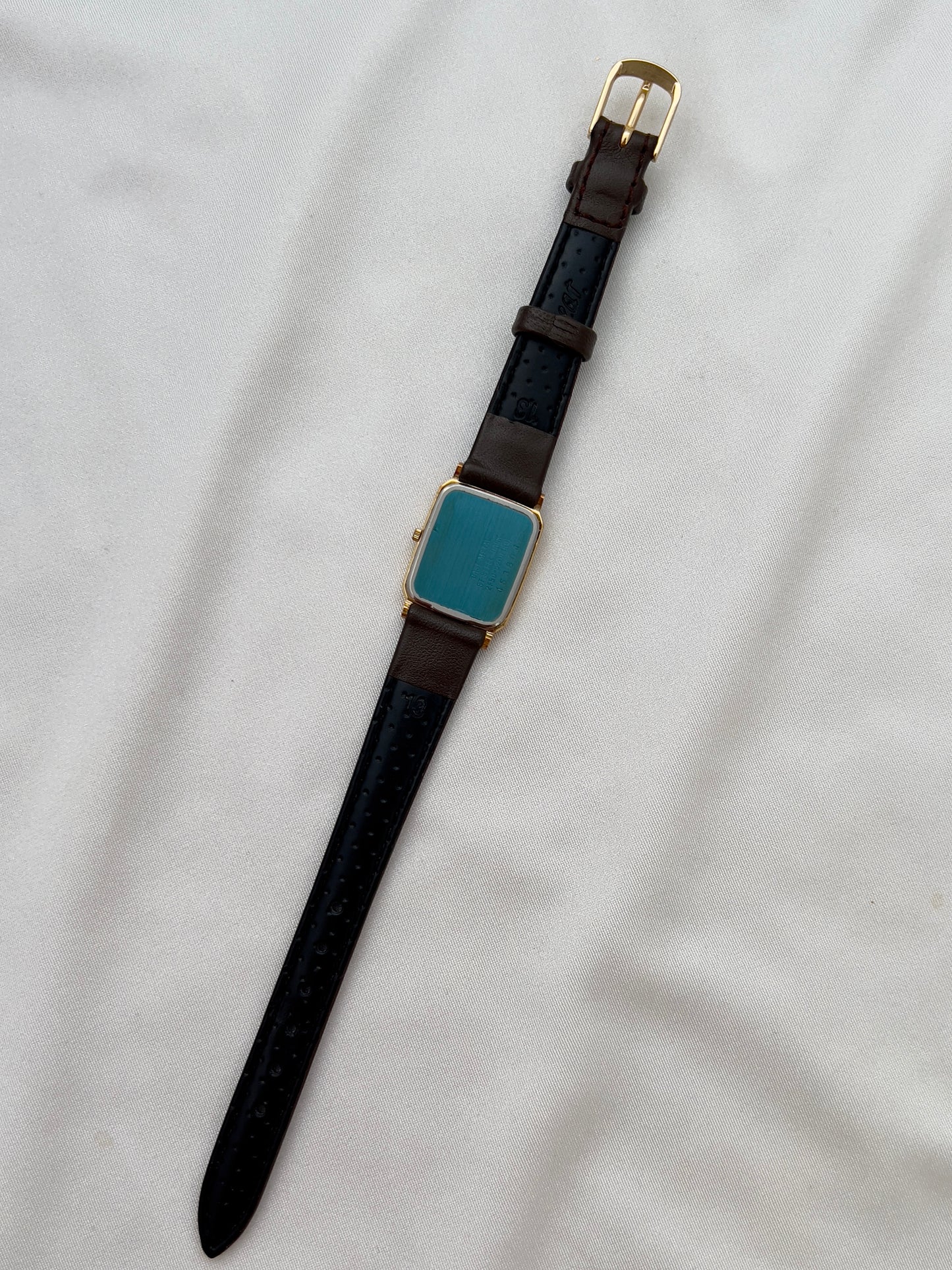 Seiko Lassale Gold Toned Tank Ladies Watch