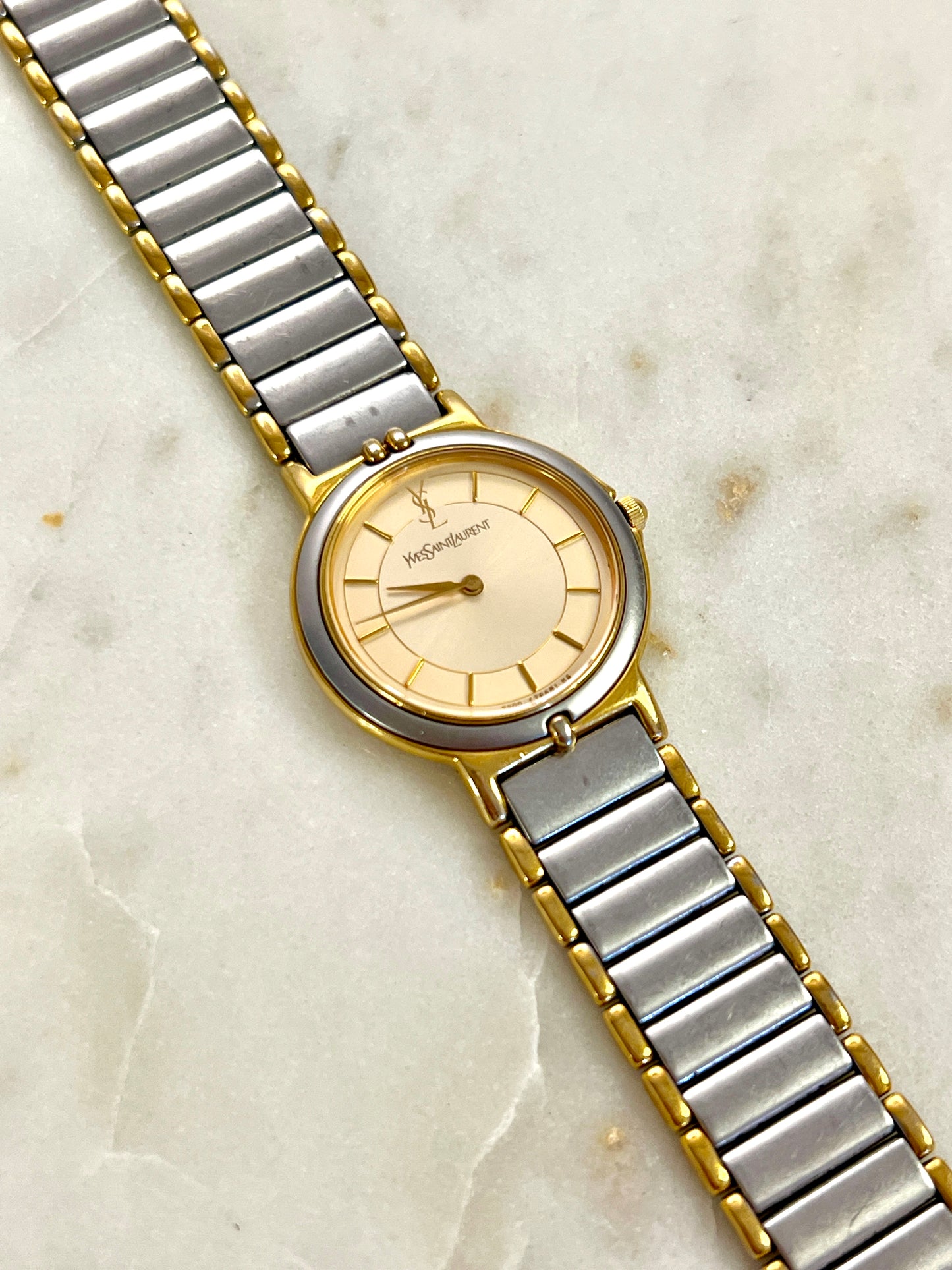YSL Two Tone Classic Ladies Watch