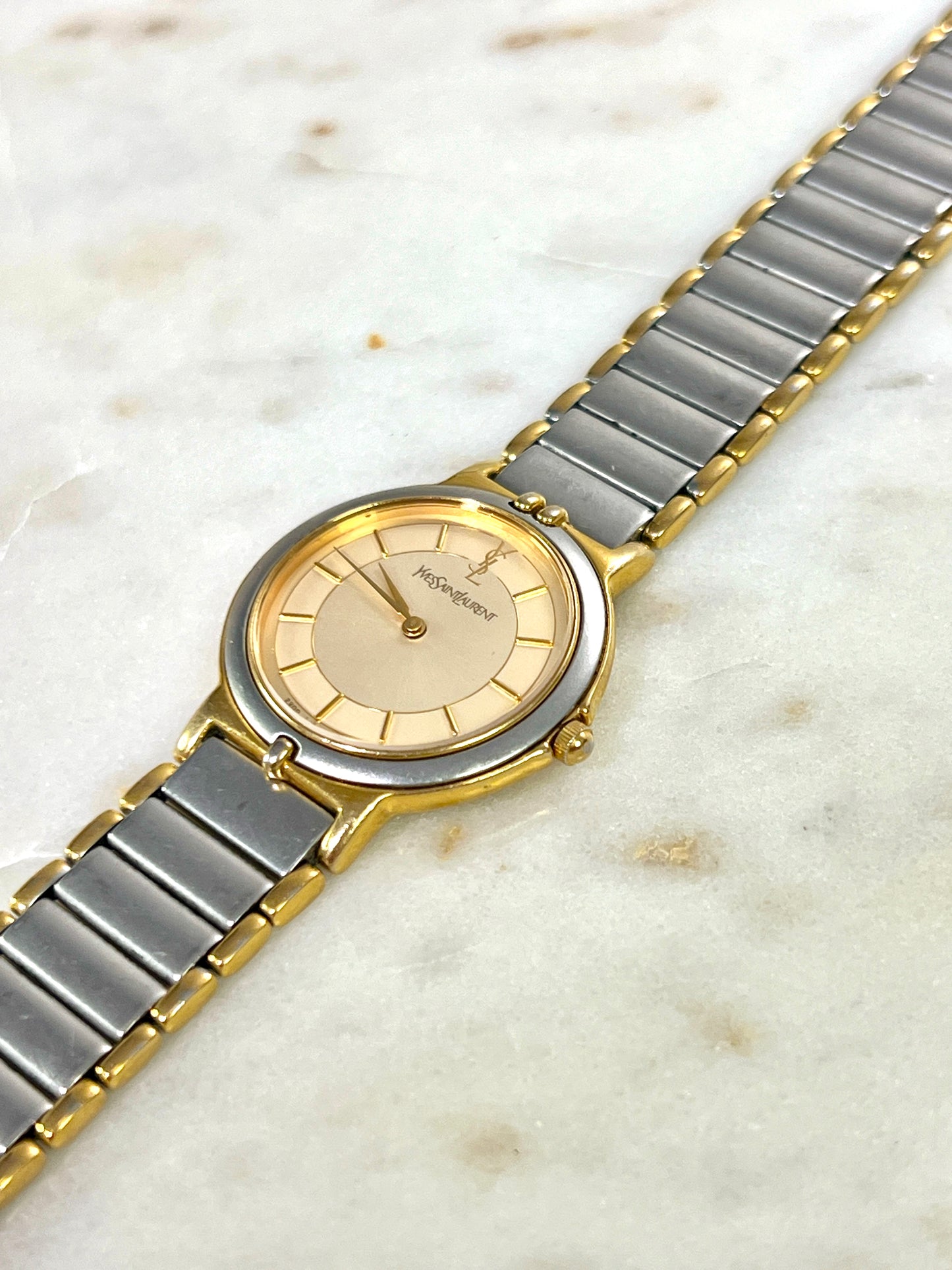 YSL Two Tone Classic Ladies Watch