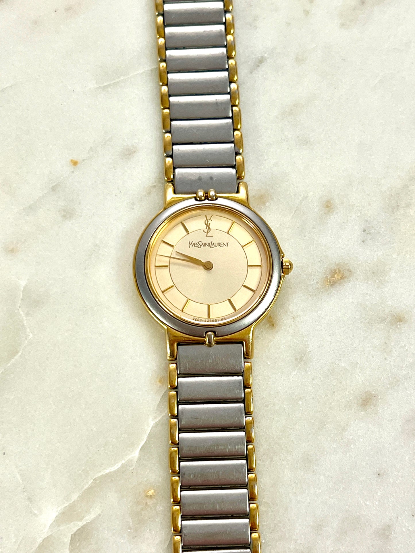 YSL Two Tone Classic Ladies Watch