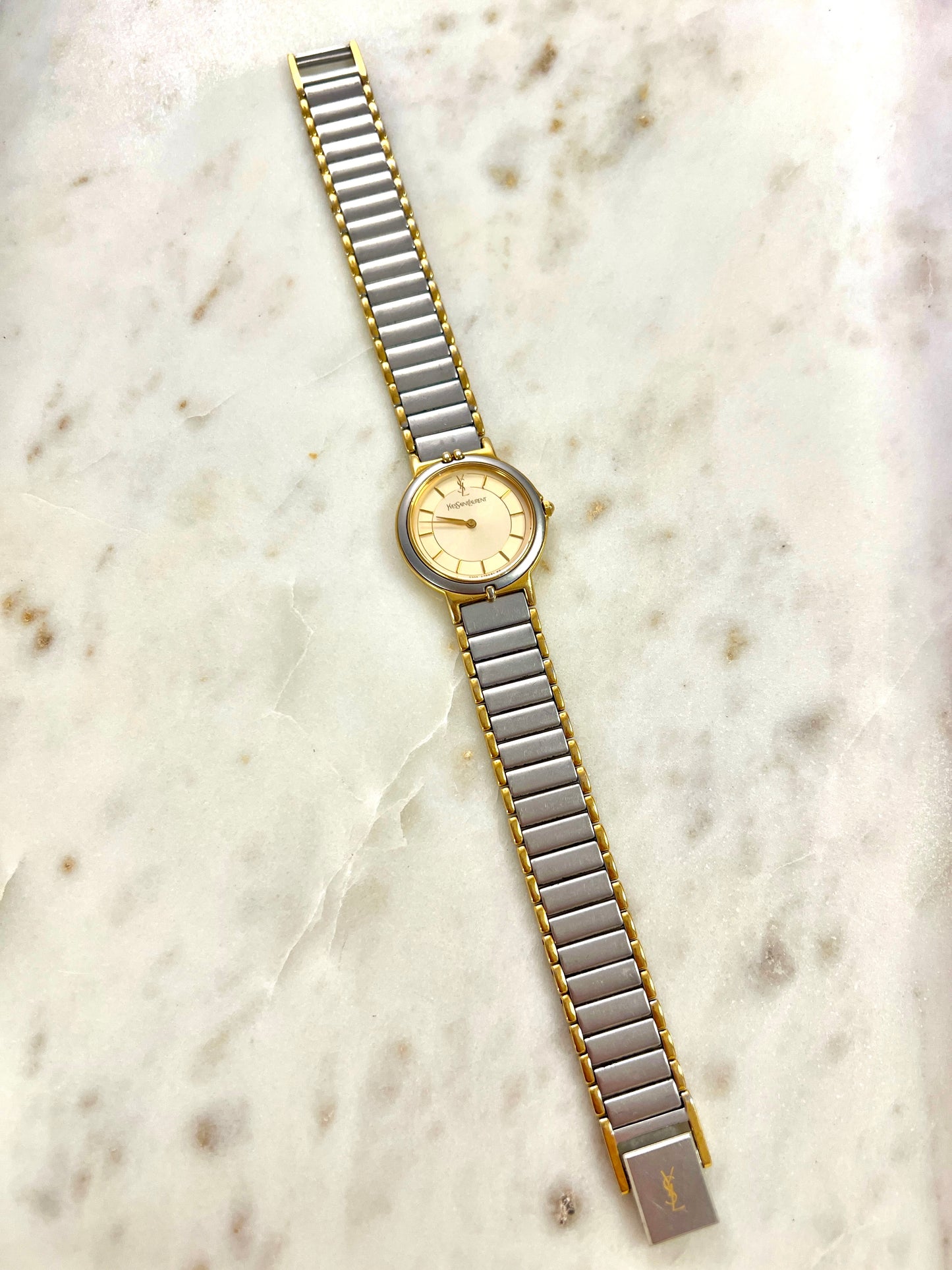 YSL Two Tone Classic Ladies Watch