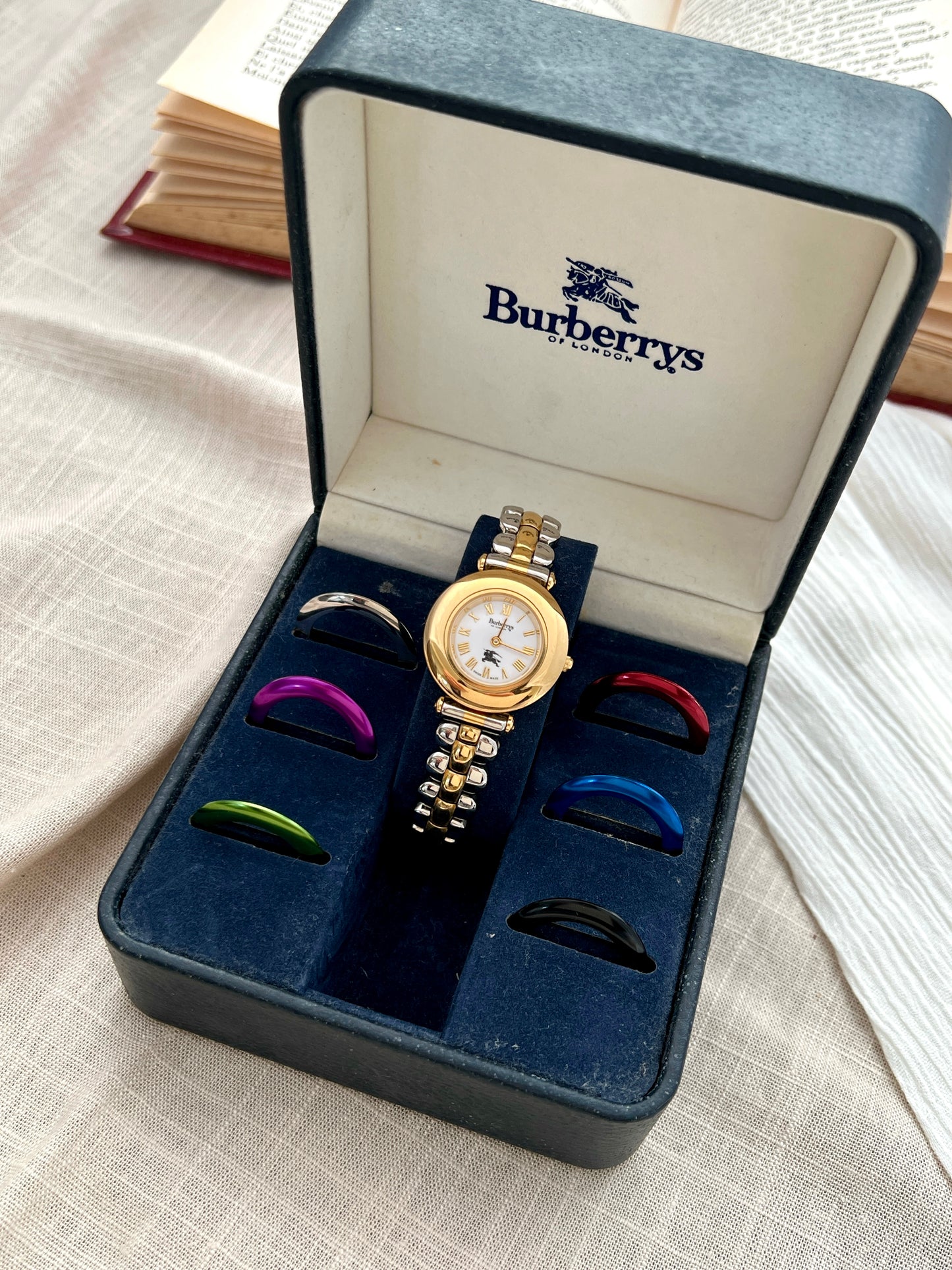 Burberrys Ladies' Watch with Interchangeable Bezels
