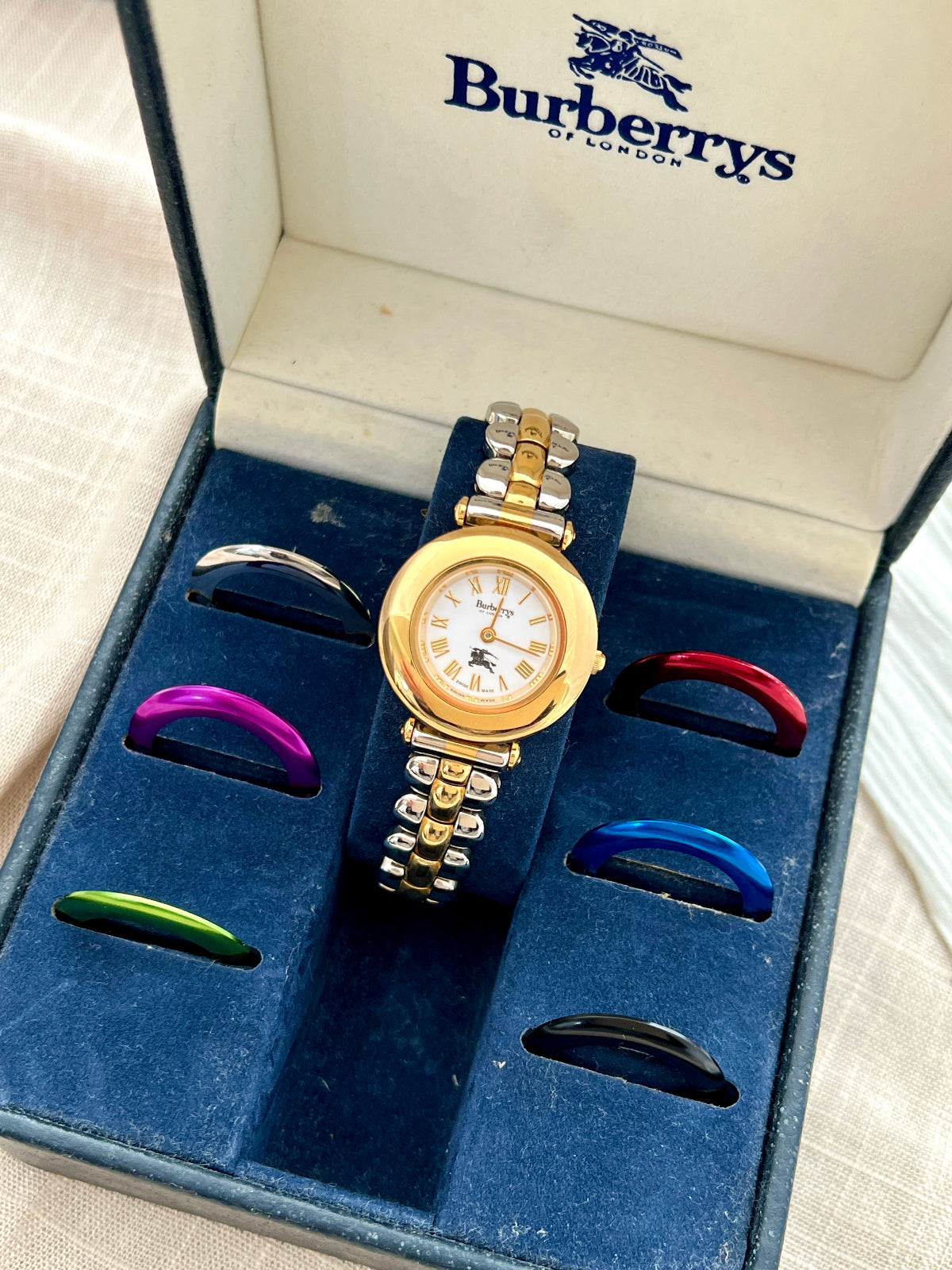 Burberrys Ladies' Watch with Interchangeable Bezels