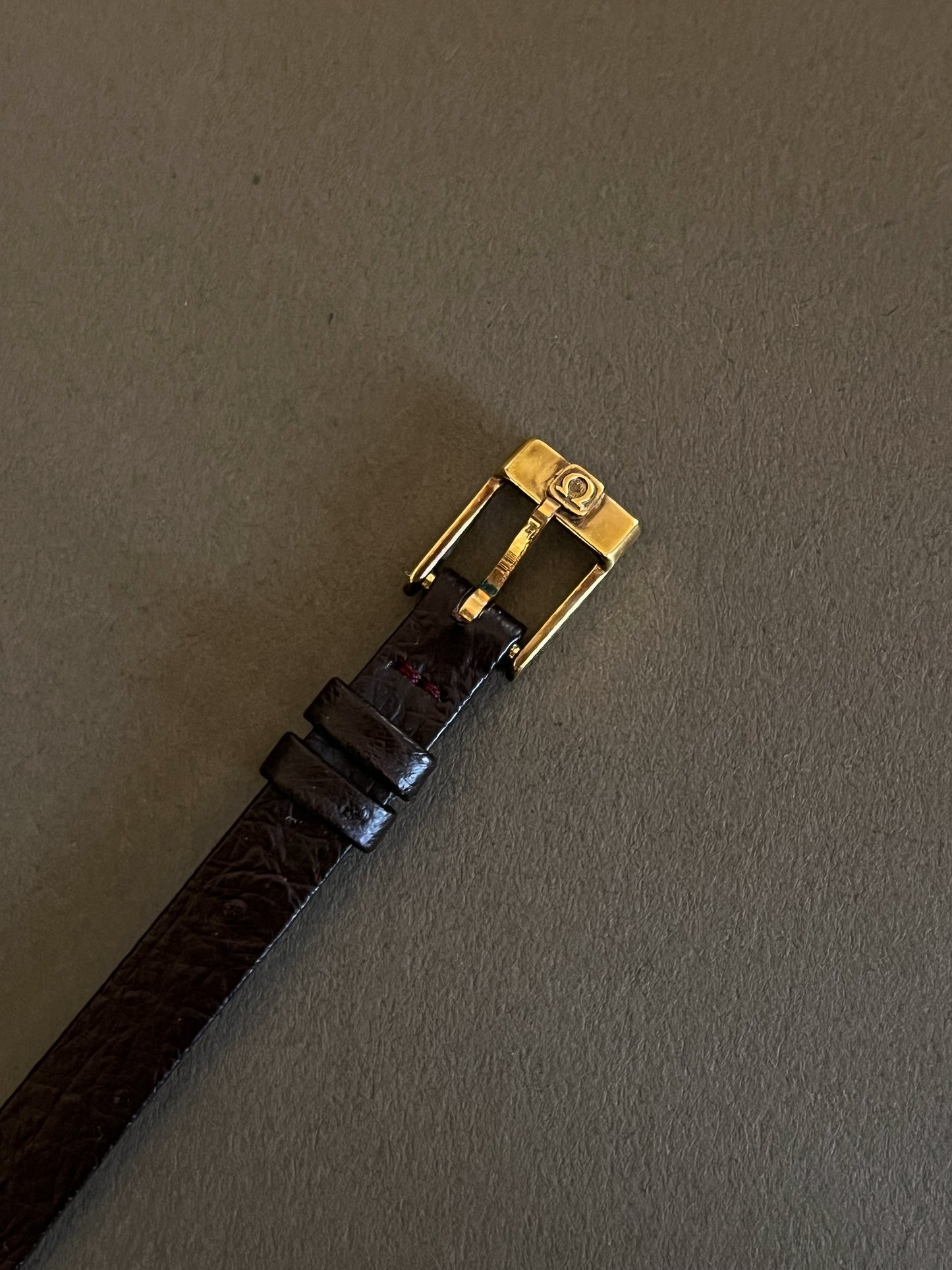 Omega De Ville Ladies Gold Tonneau Watch
