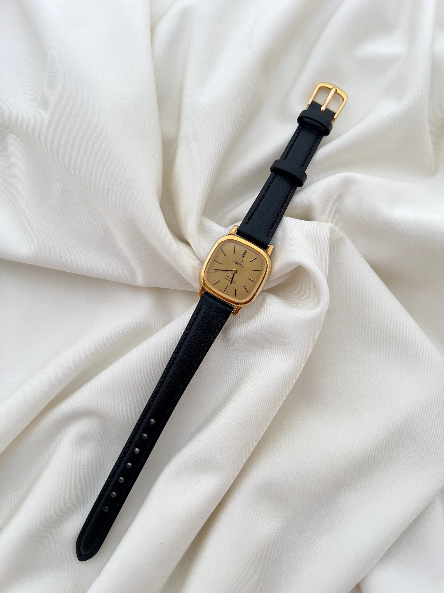 Omega De Ville Gold Square Woman's Watch