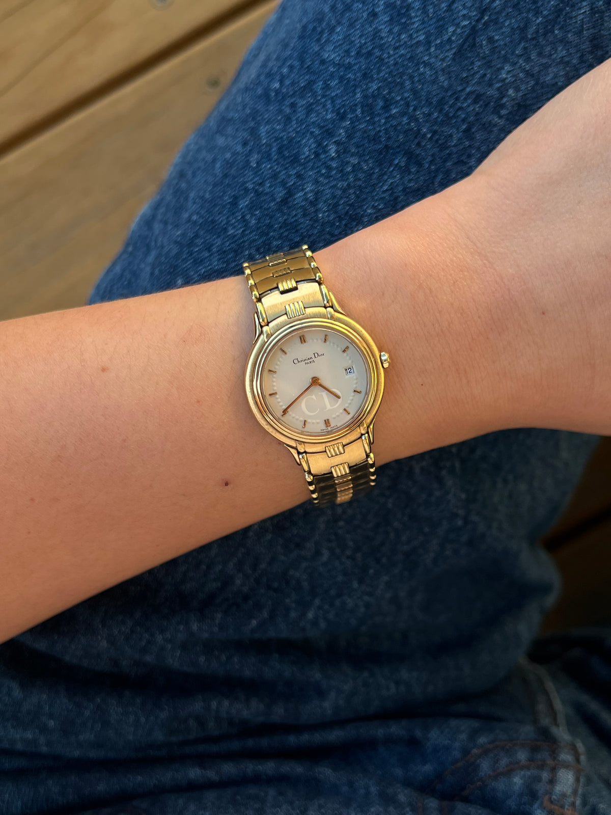 Christian Dior Monogram Sculpted Bracelet Women’s Watch