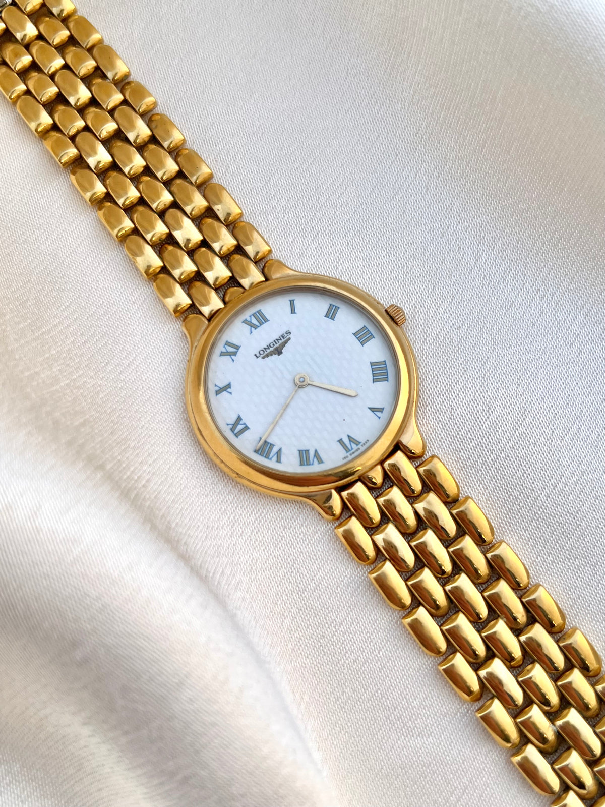 Longines Flagship Textured Dial Gold Bracelet Women’s Watch