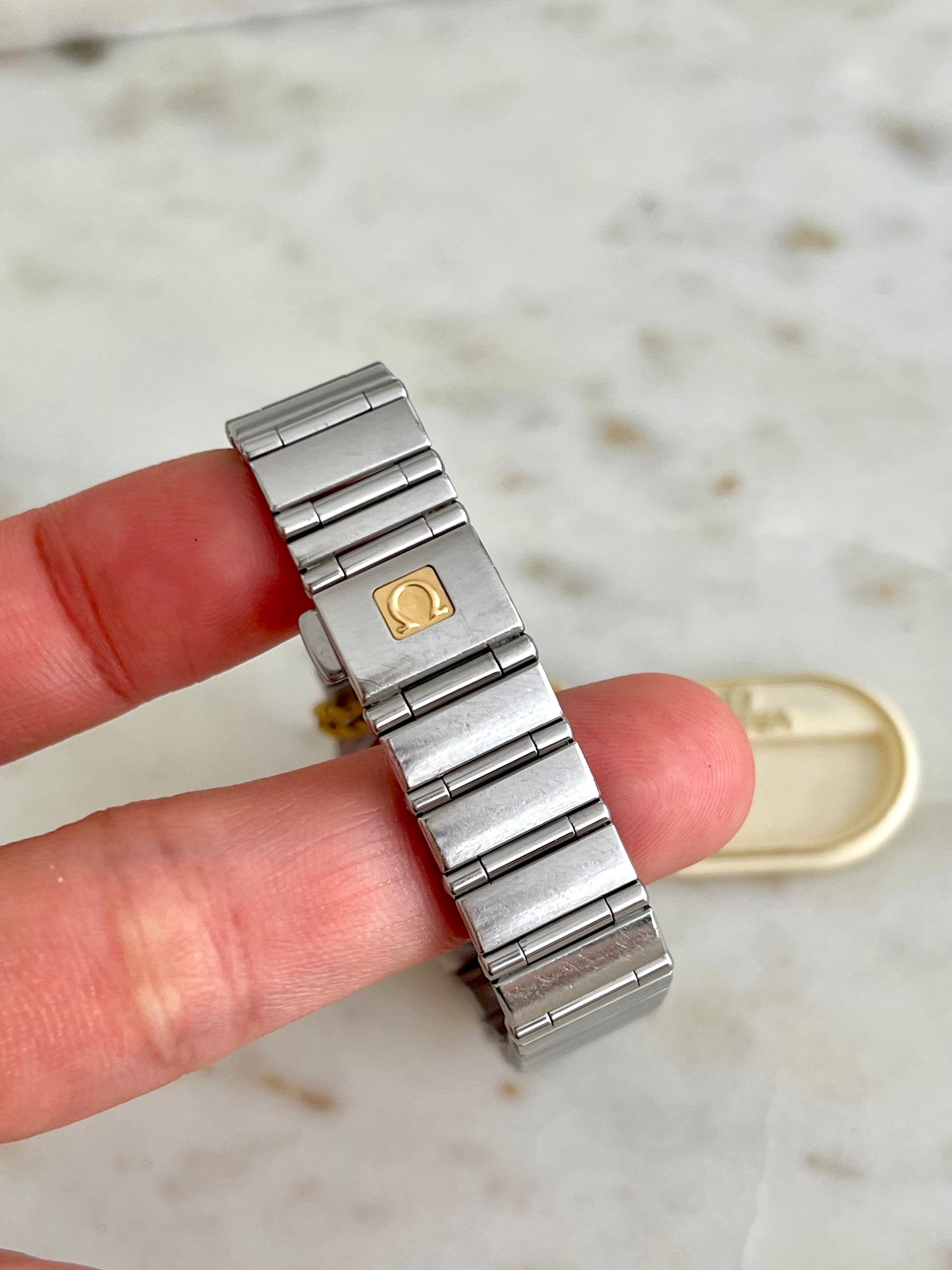 Omega Constellation Mini Midnight Blue Patterned Dial Women's Watch