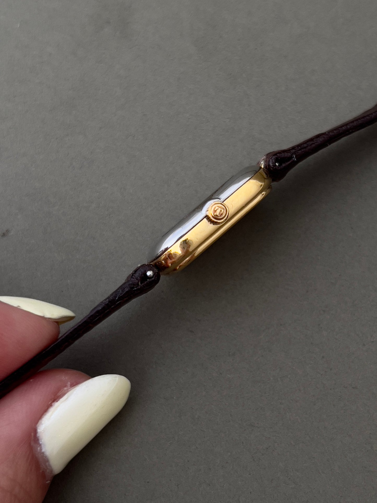 Tissot Stylist Gold Oval Woman's Watch