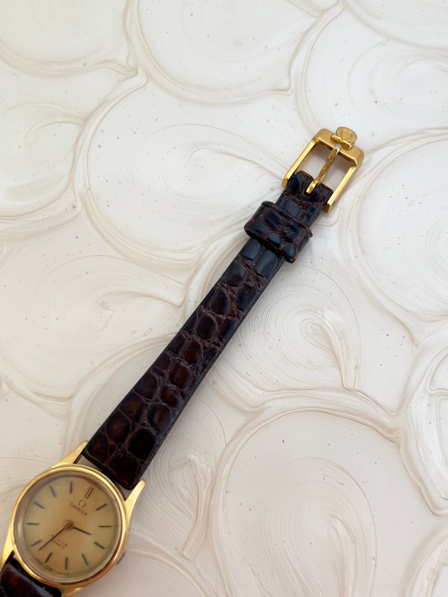 Omega De Ville Small Woman's Watch in Gold Tone
