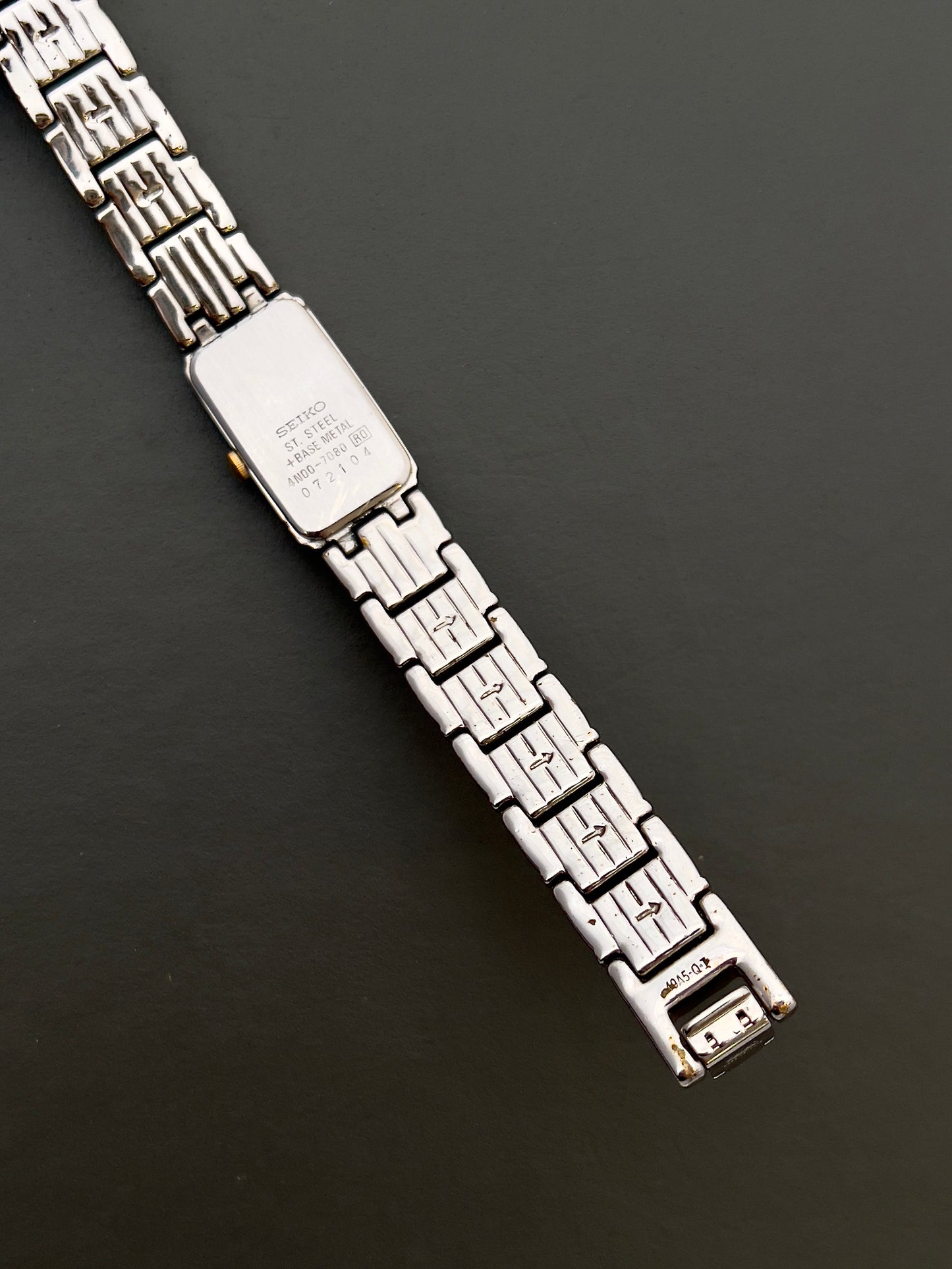 Seiko Ladies Two Tone Bracelet Watch with White Dial