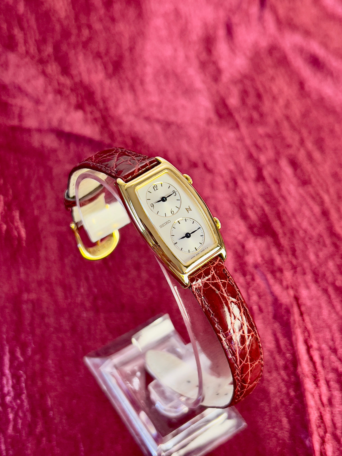 Seiko Dual Time Gold Tone Women’s Watch