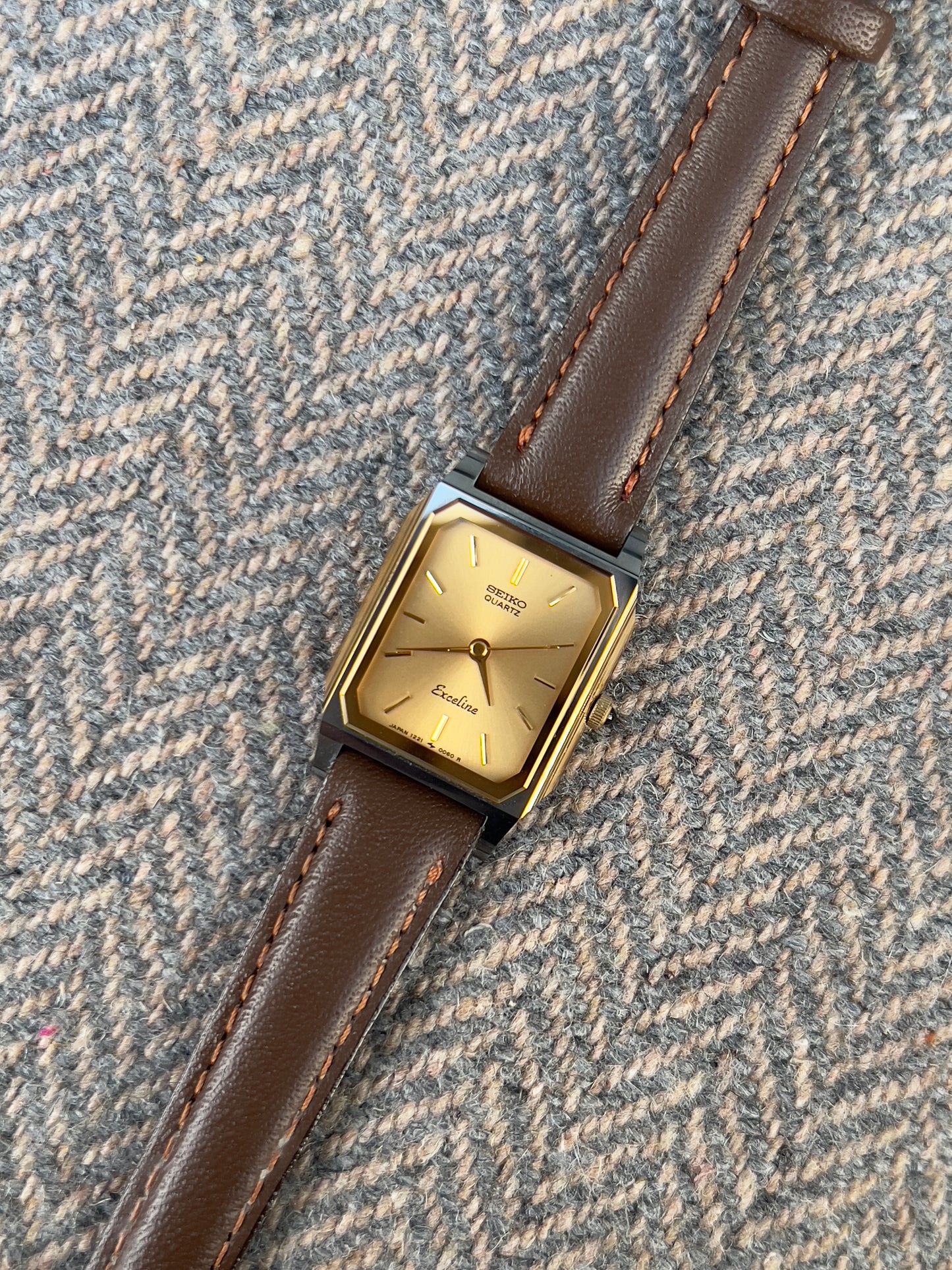 Seiko Exceline Gold Tank Ladies Watch