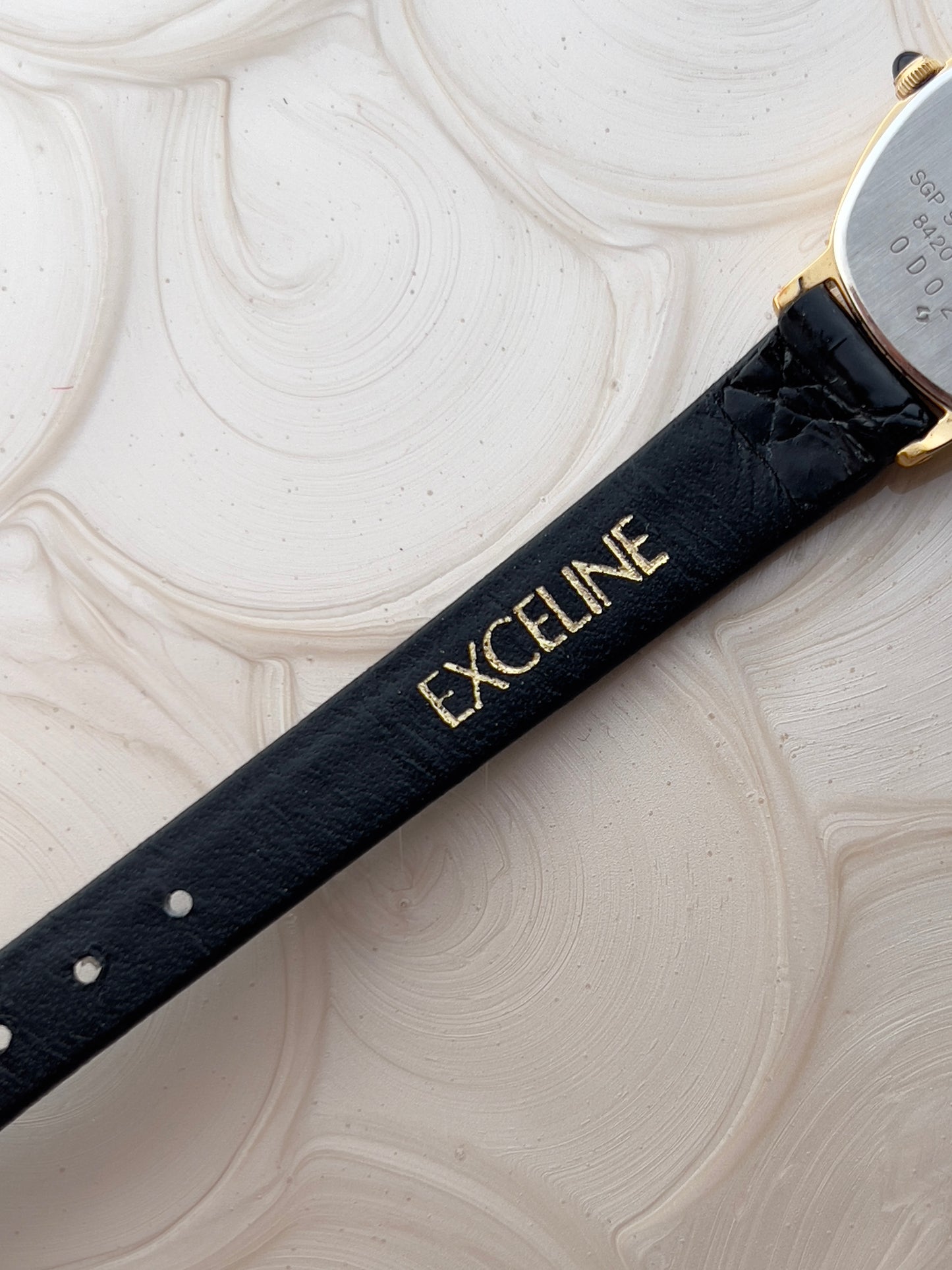 Seiko Exceline Textured Tonneau Case & Stardust Dial