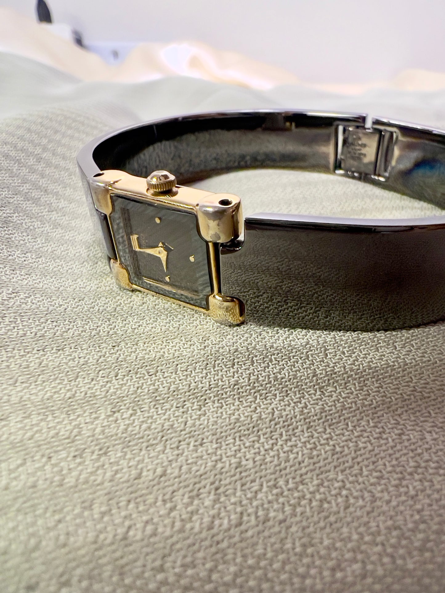 Seiko Women's Rectangular Bangle Watch