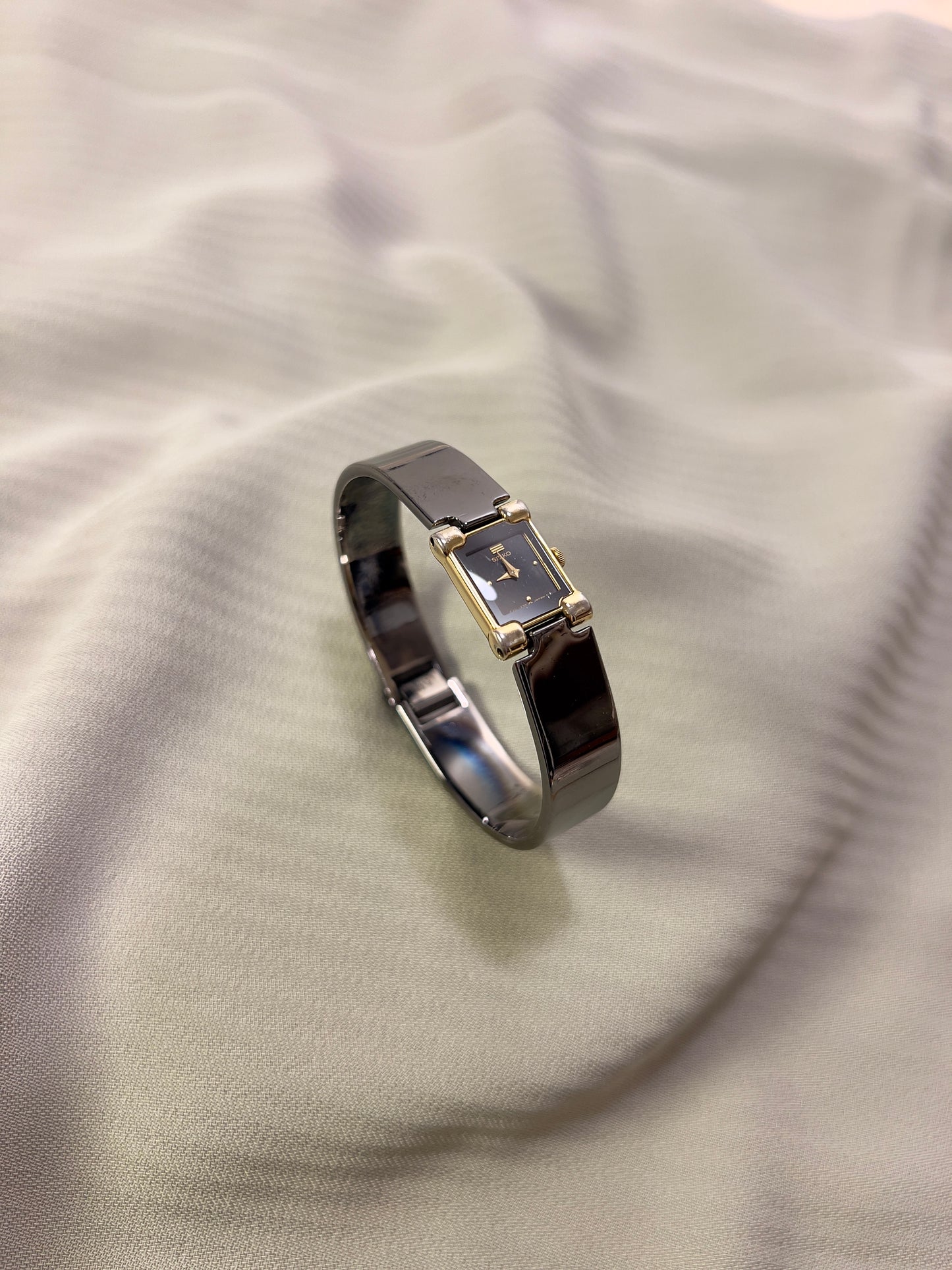 Seiko Women's Rectangular Bangle Watch