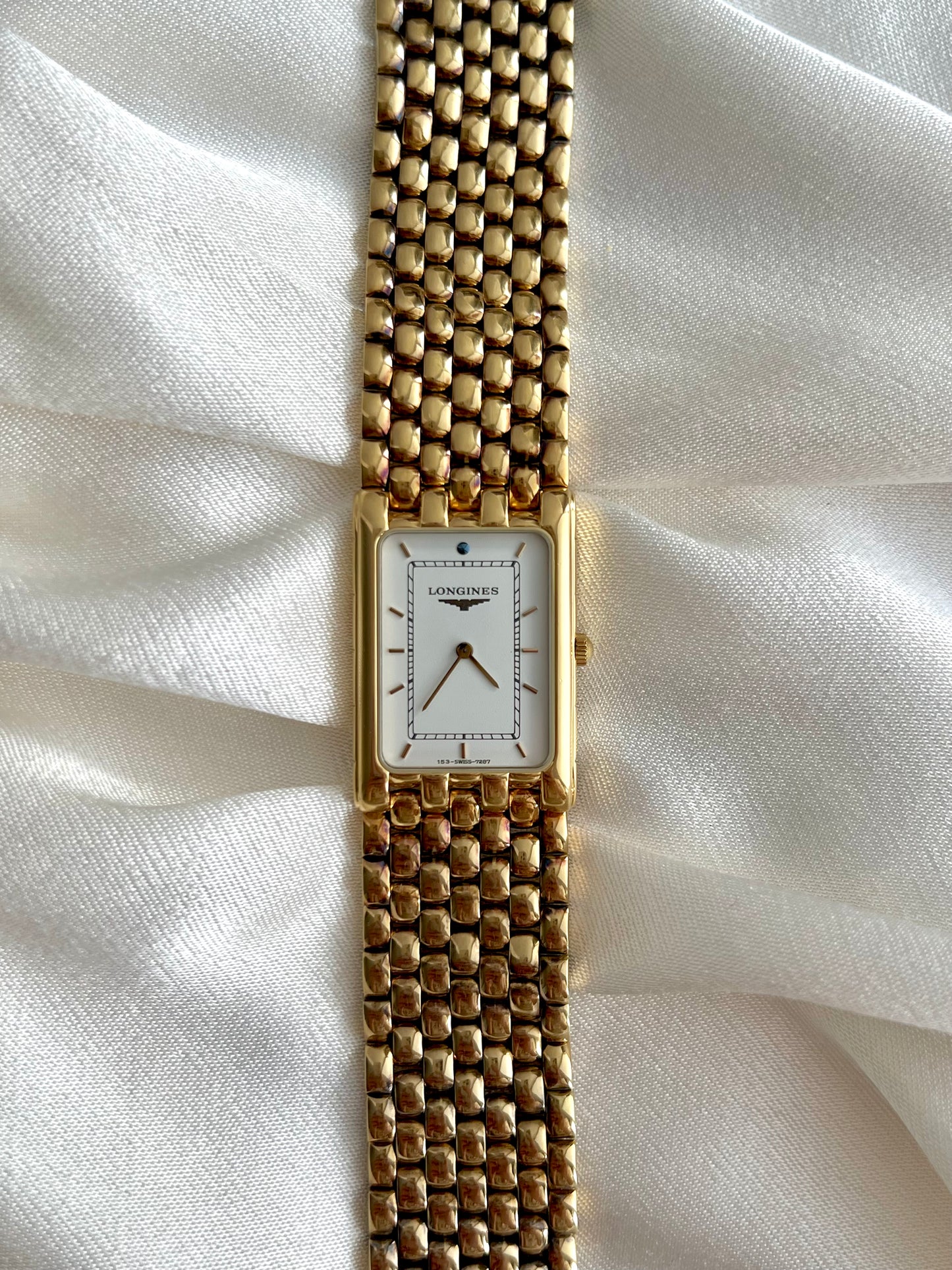 Longines Flagship White Dial Rice Bracelet Unisex Watch