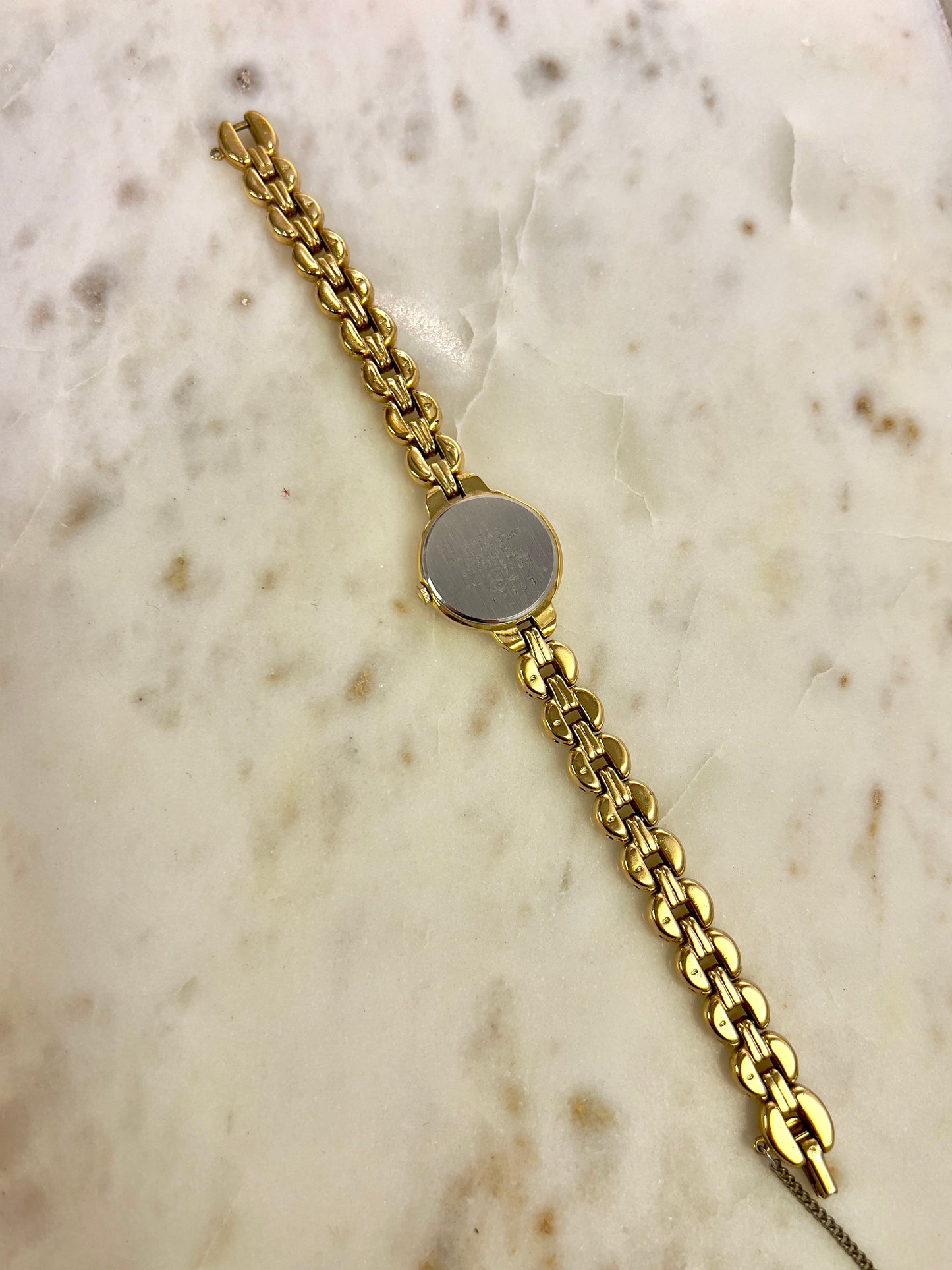Seiko Belfina Gold Toned Round Woman's Watch