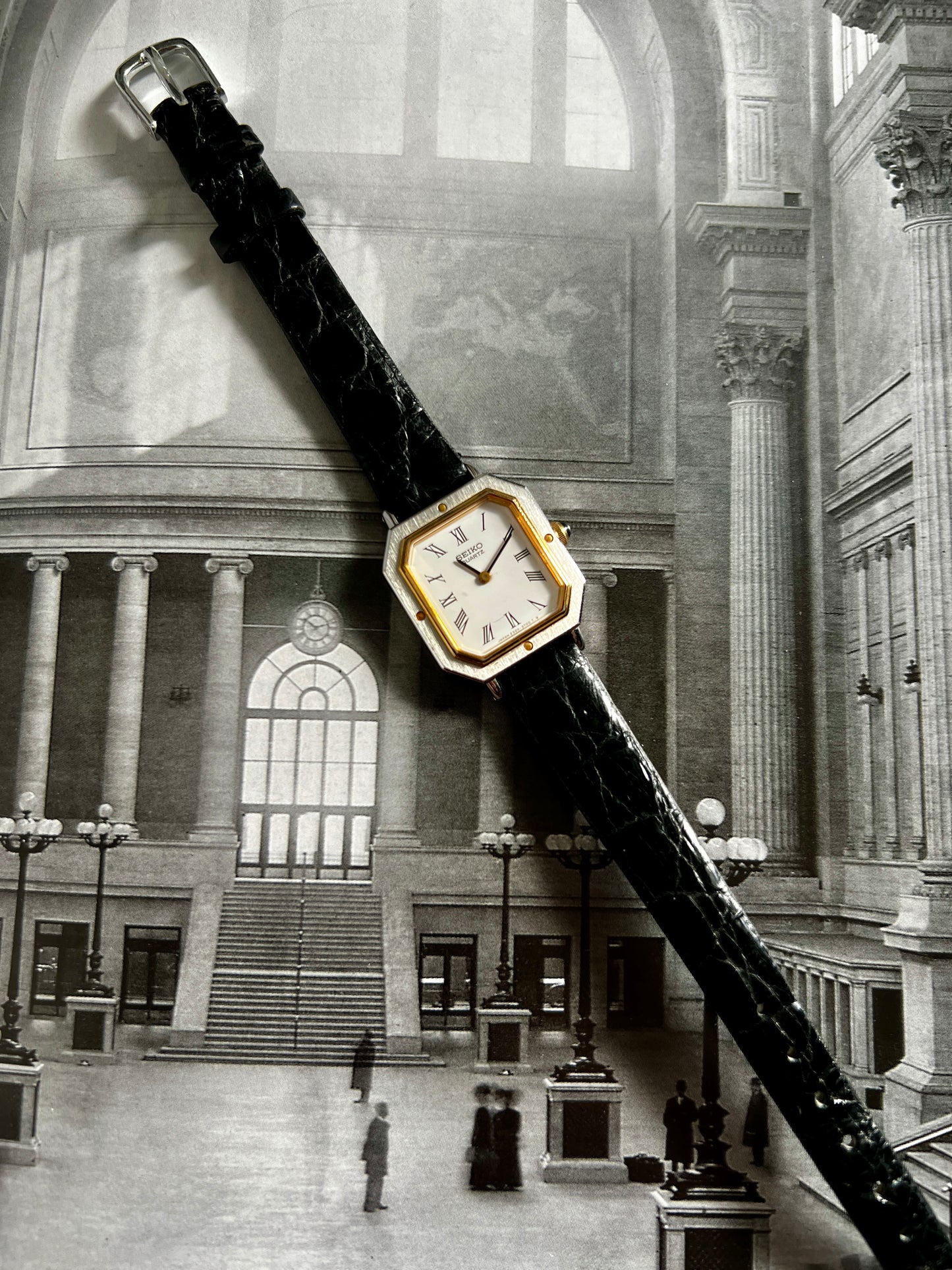 Seiko Two Tone Octagonal Woman's Watch