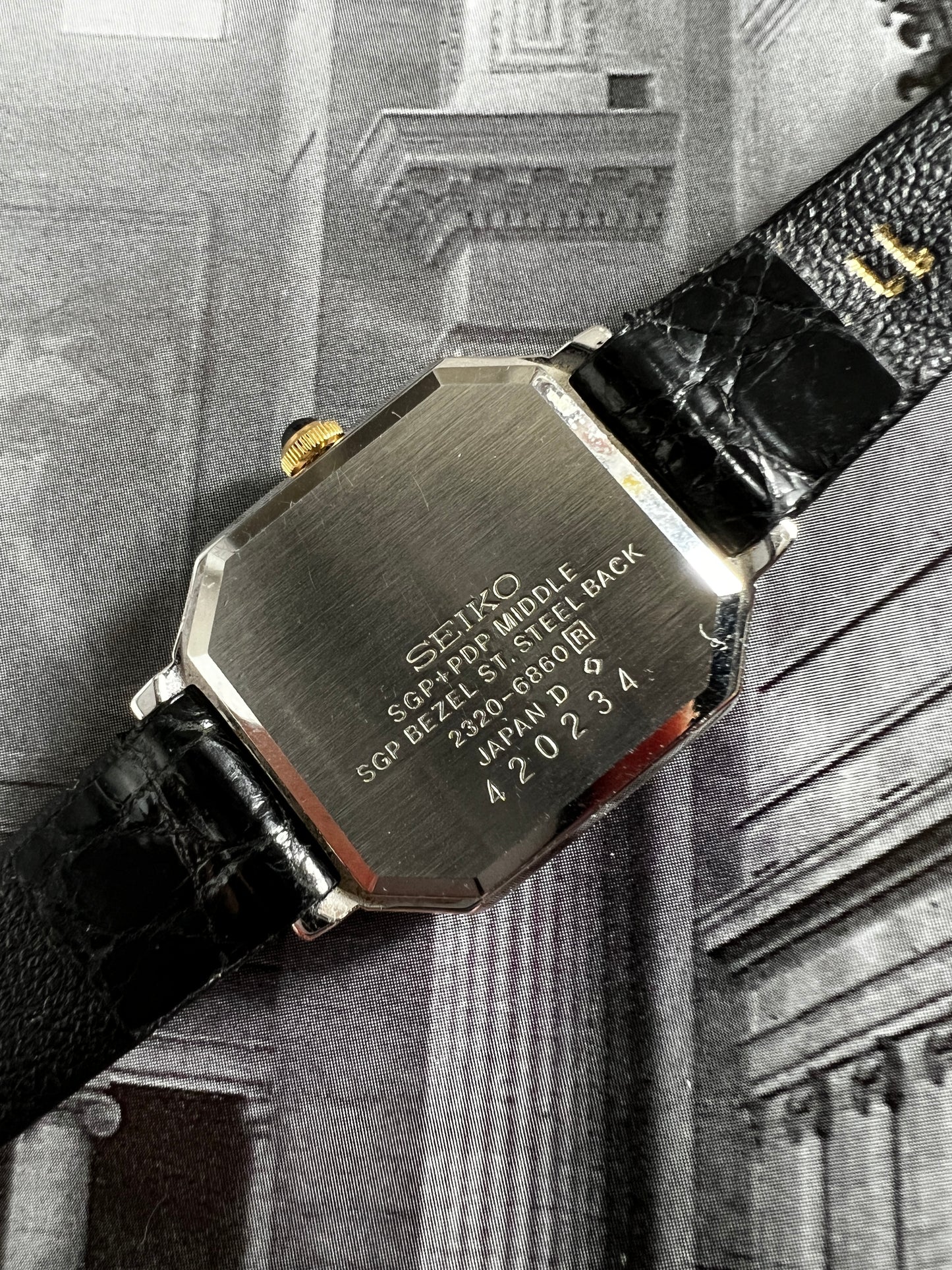 Seiko Two Tone Octagonal Woman's Watch