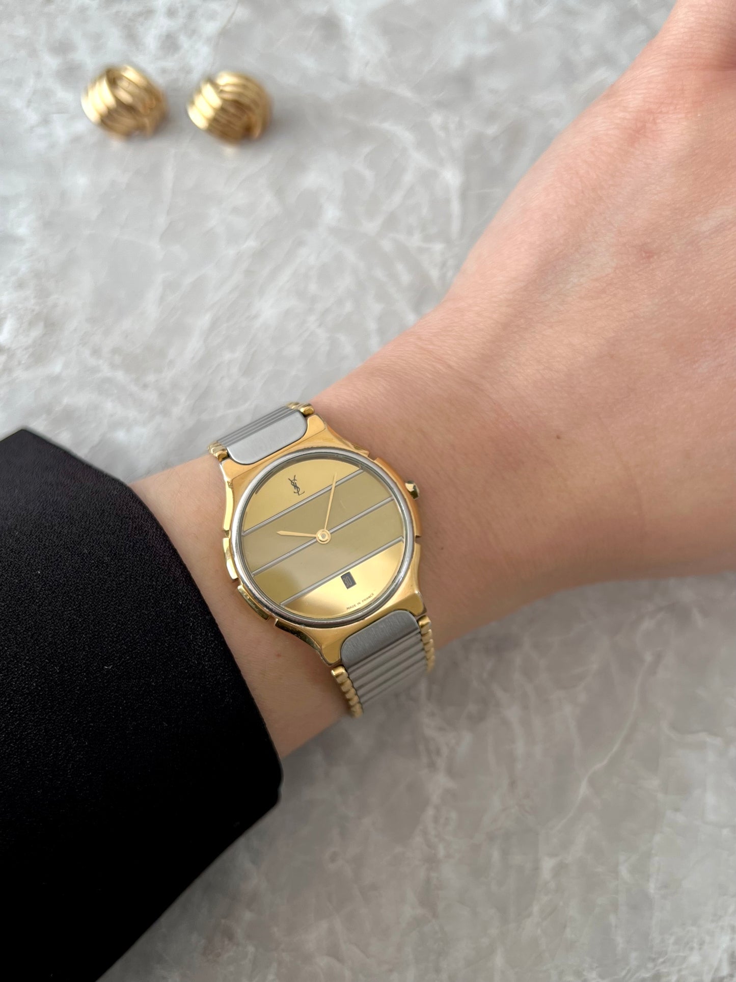 Yves Saint Laurent Polo Style Date Women’s Watch