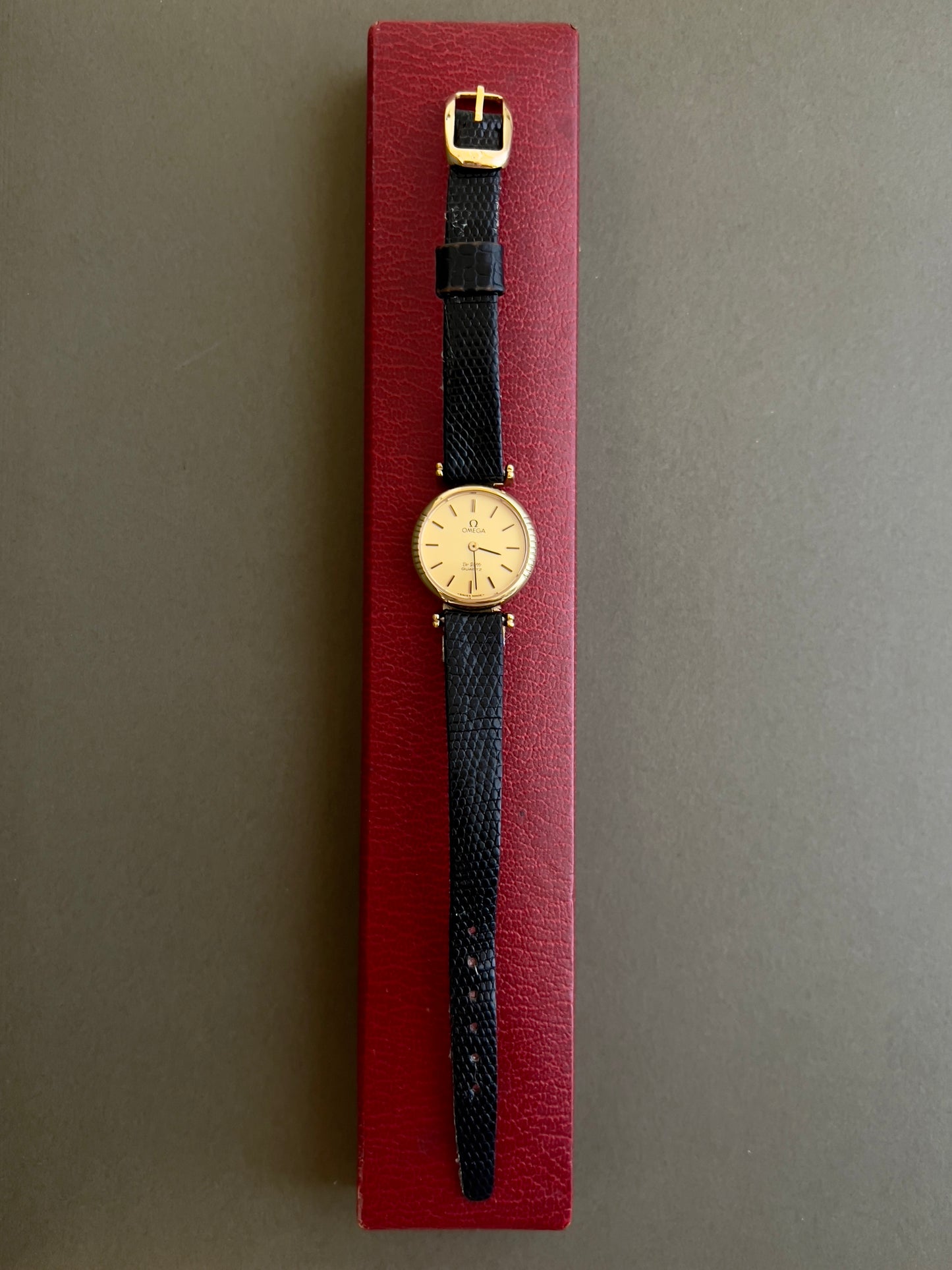 Omega De Ville Gold Toned Round Women’s Watch