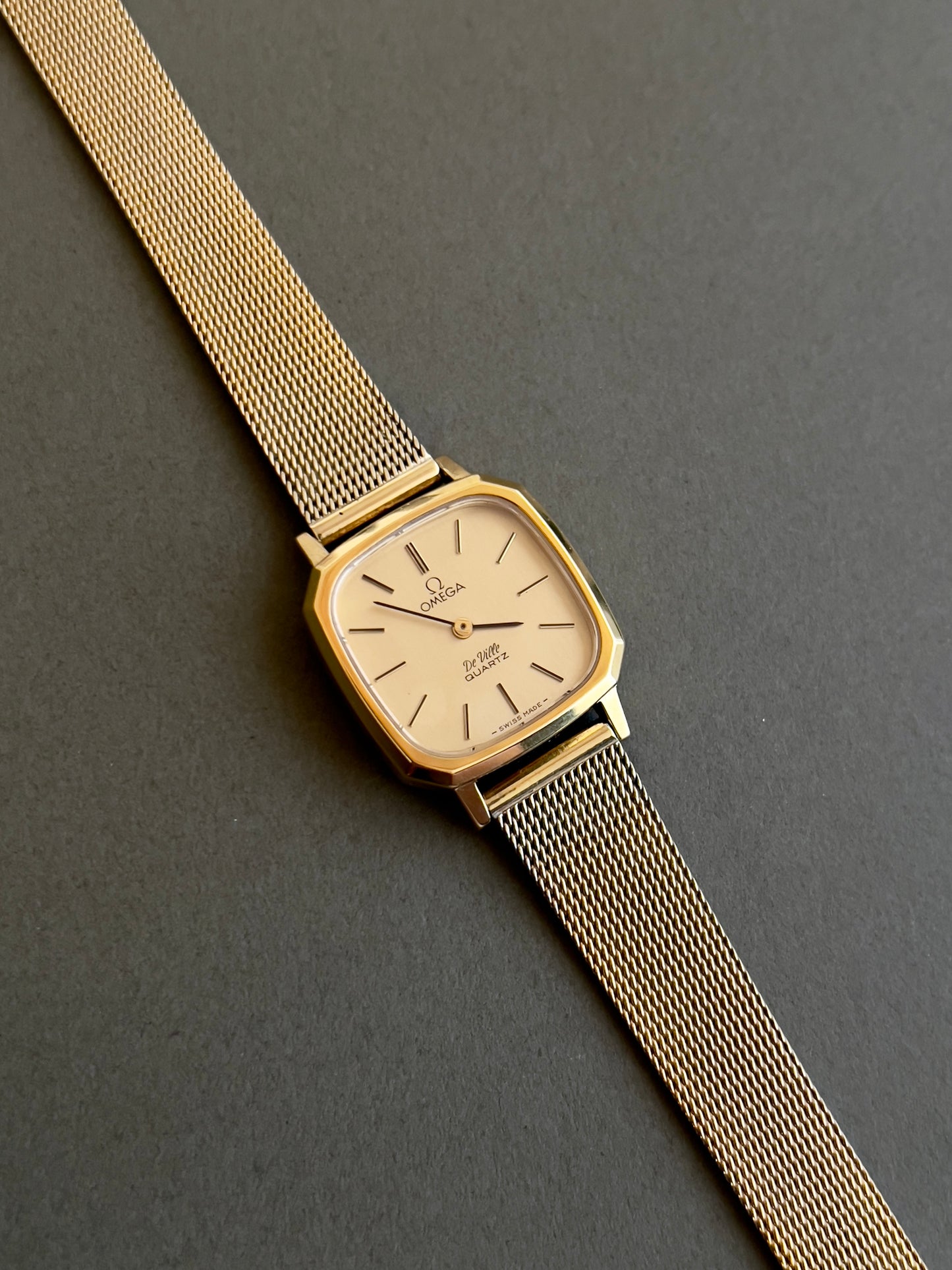 Omega De Ville Gold Toned Soft Octo Women’s Watch