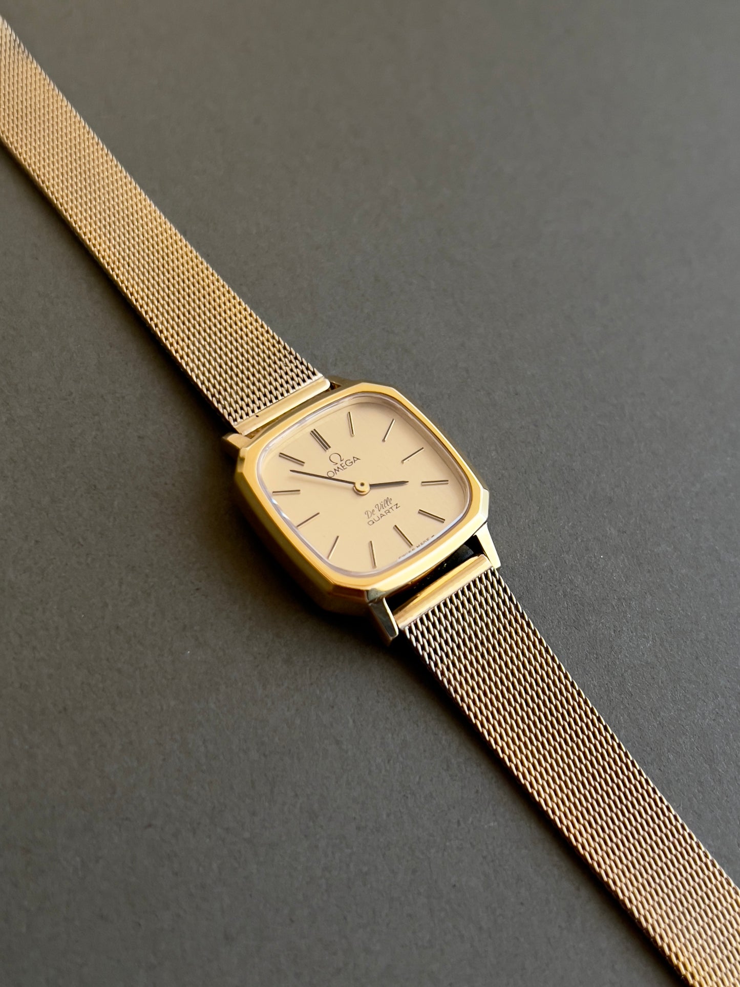 Omega De Ville Gold Toned Soft Octo Women’s Watch