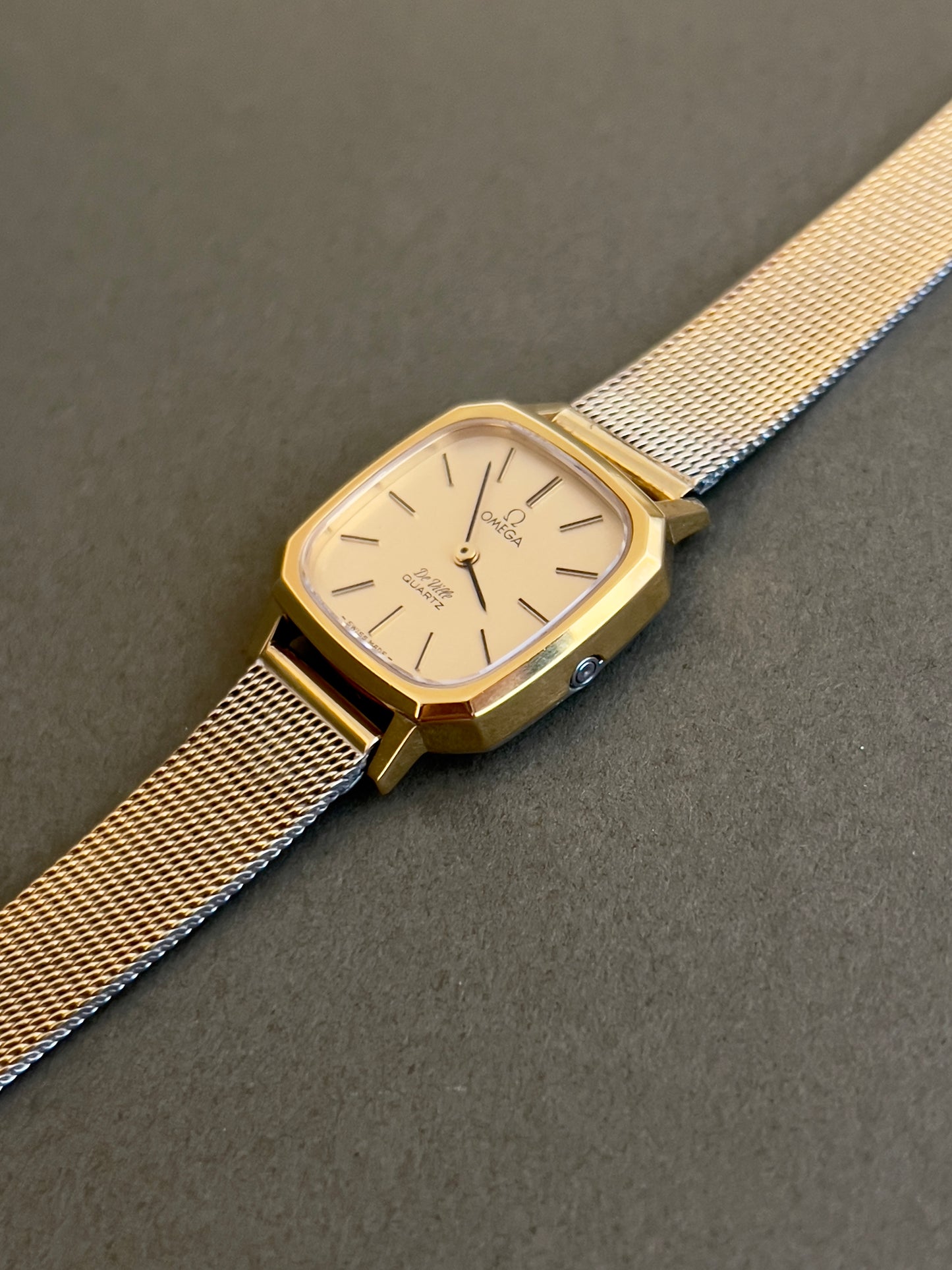 Omega De Ville Gold Toned Soft Octo Women’s Watch