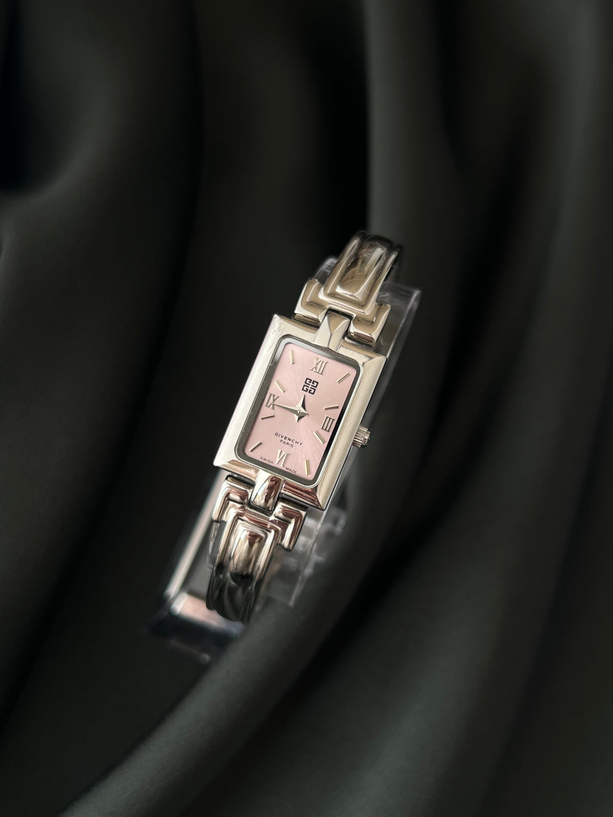 Givenchy Millesime Women's Watch with Pink Sunburst Dial