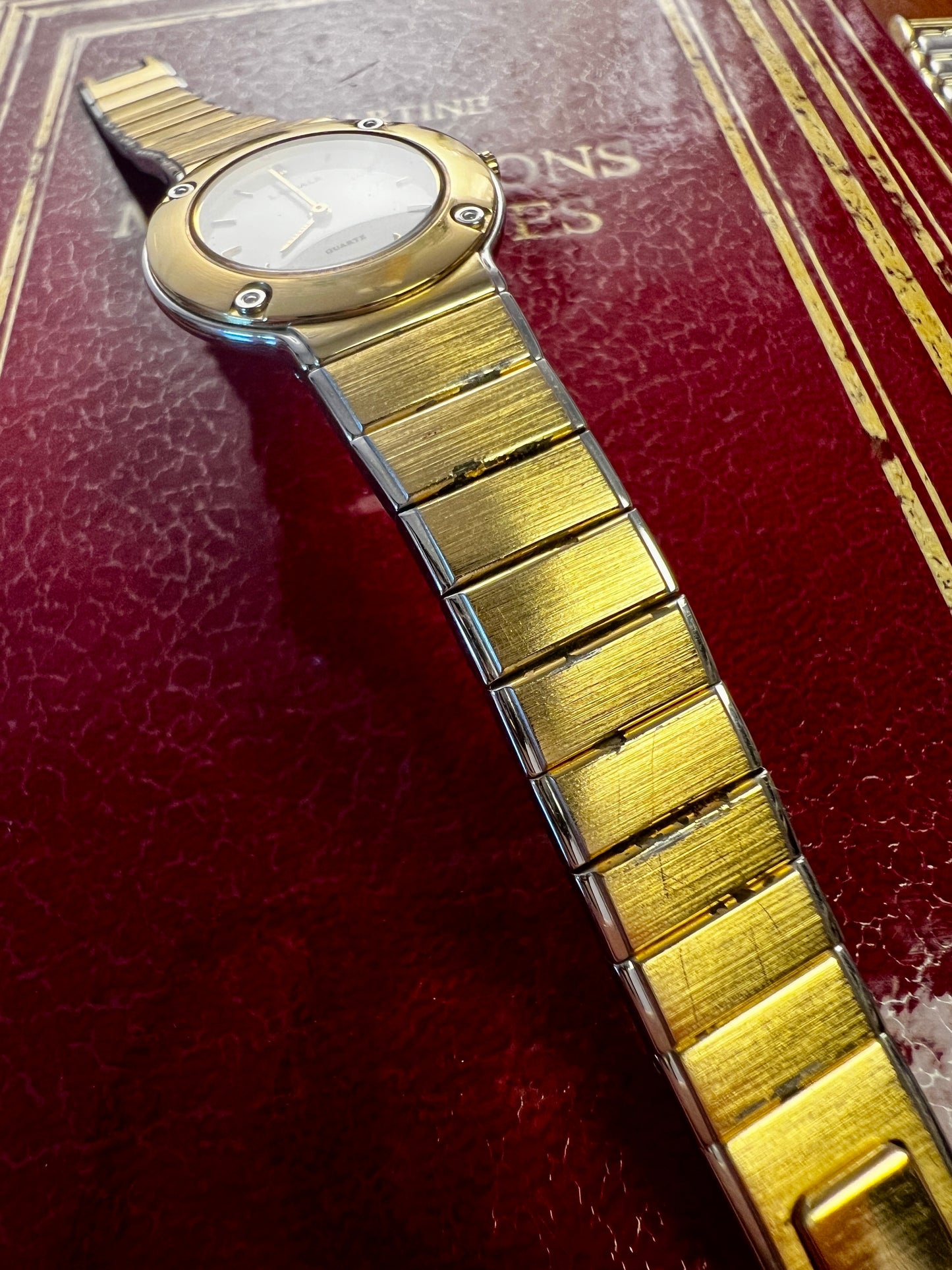 Seiko Lassale Two-Tone Ladies Quartz Watch – Minimalist Gold & Steel