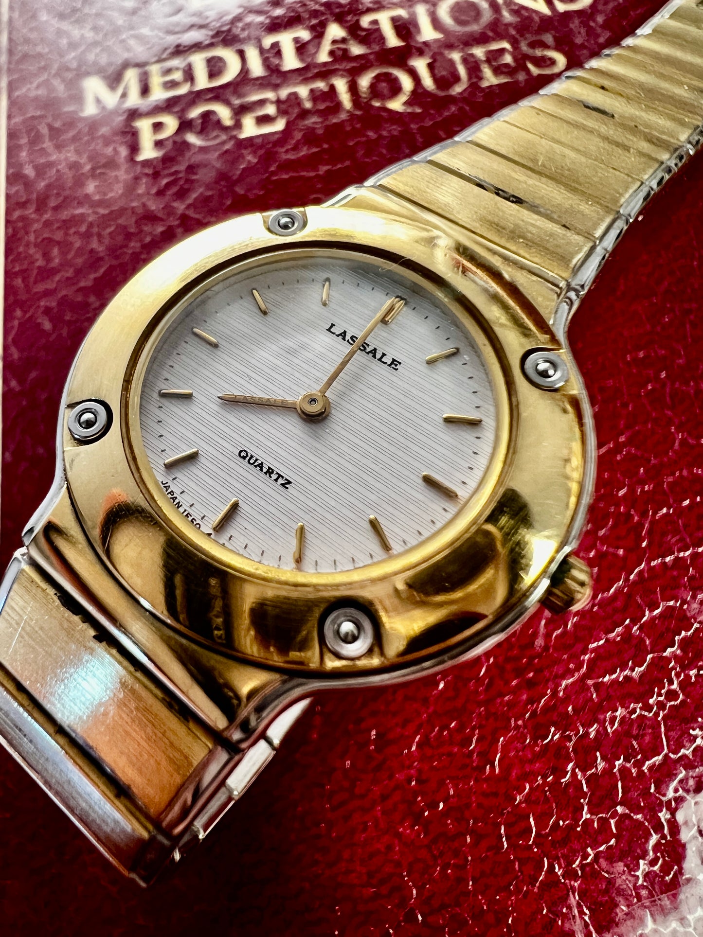 Seiko Lassale Two-Tone Ladies Quartz Watch – Minimalist Gold & Steel
