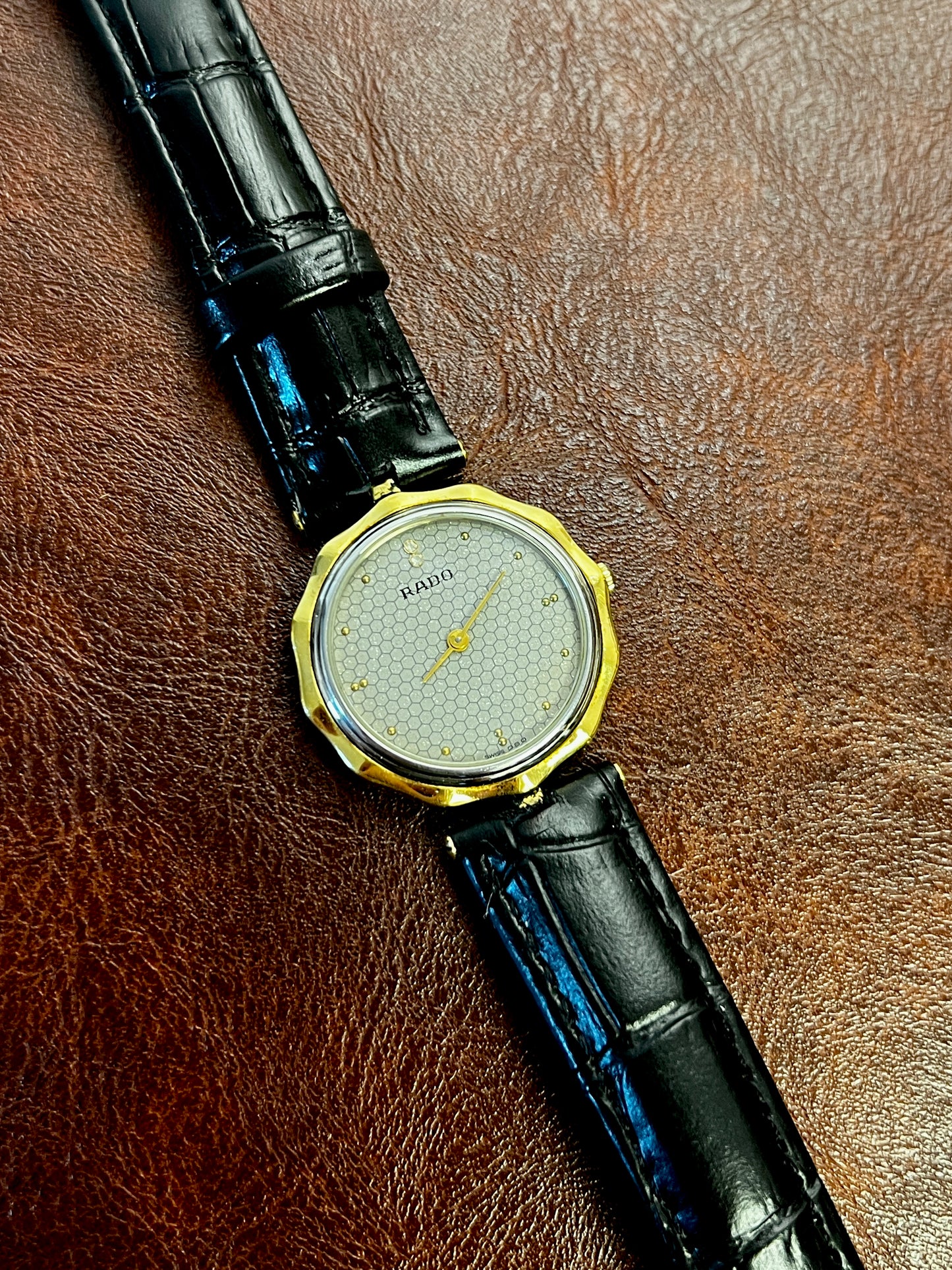 Rado Two Toned Woman's Watch with a Blooming Case 🌼