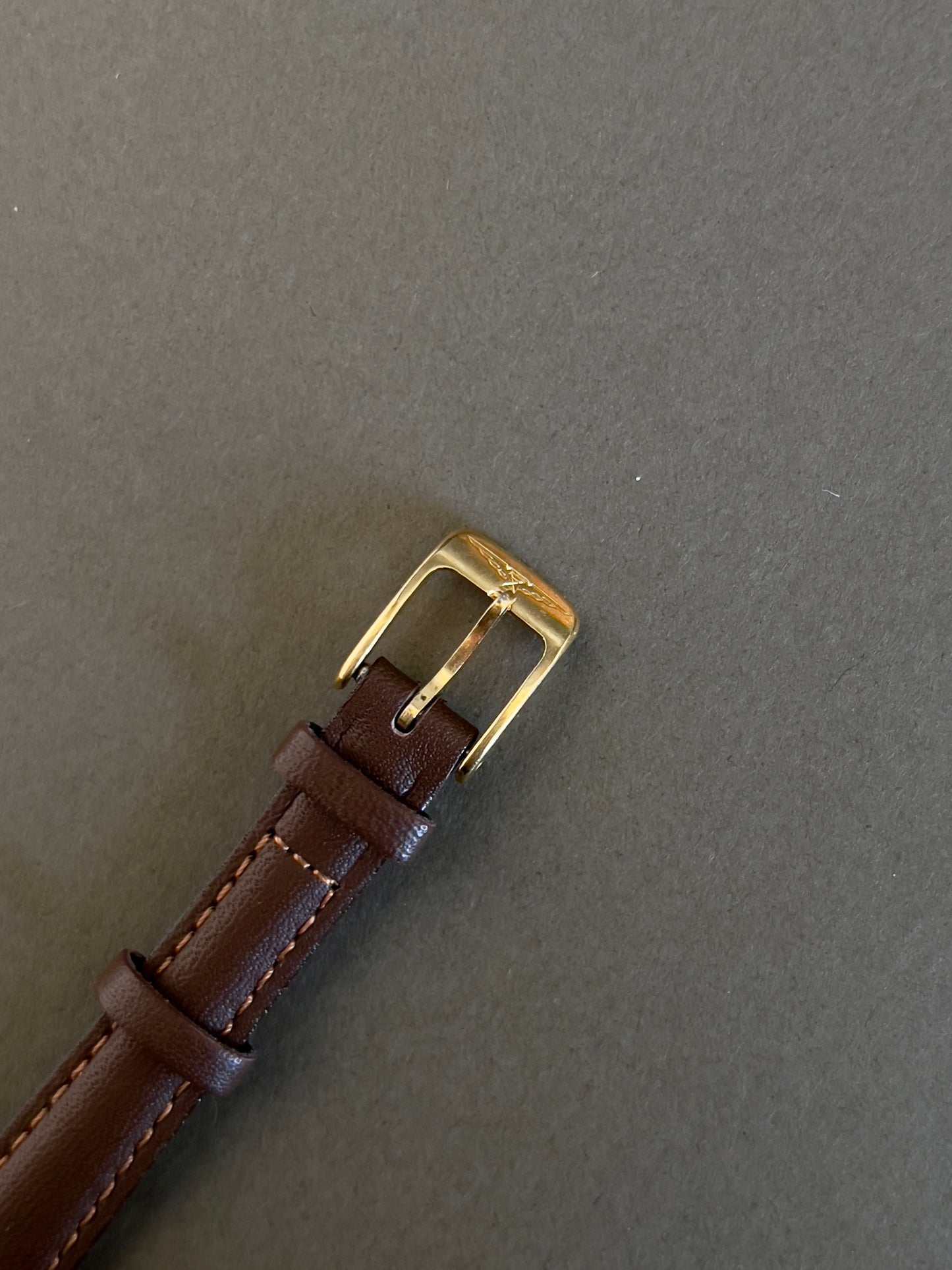Longines Gold Toned Square Woman's Watch
