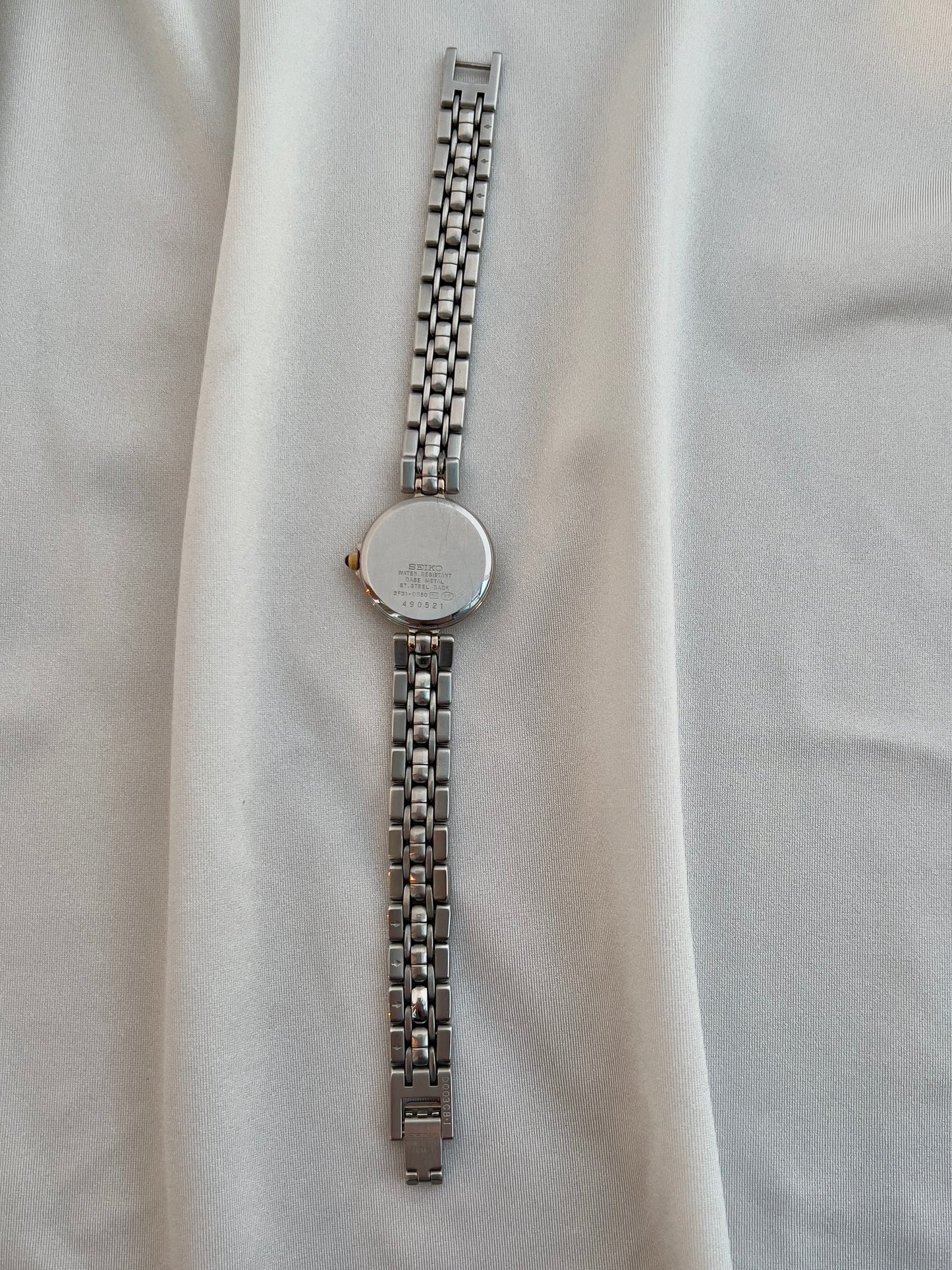 Seiko Exceline Two Tone Ladies’ Watch with Domed Crystal