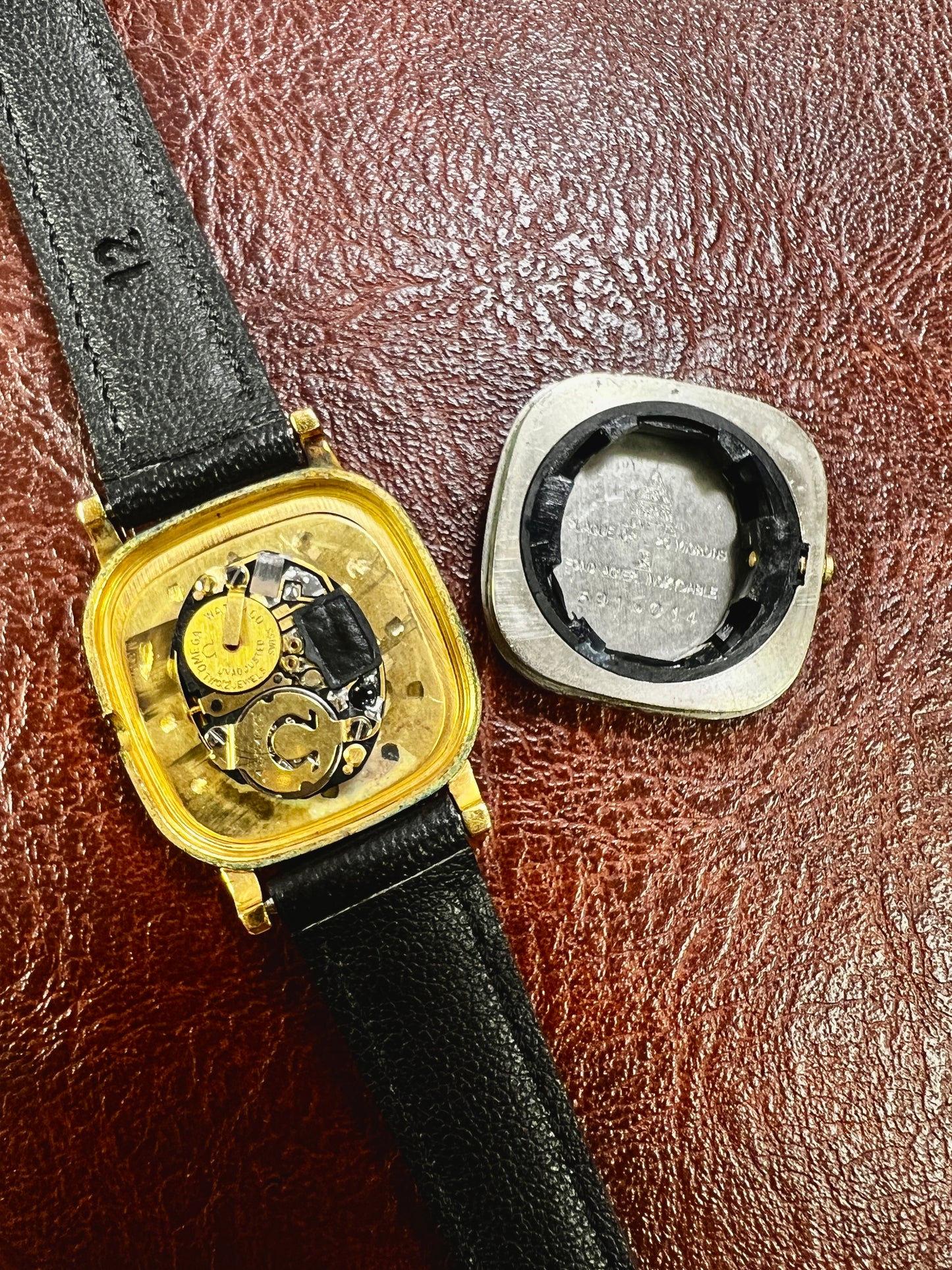 Omega De Ville Gold Square Woman's Watch