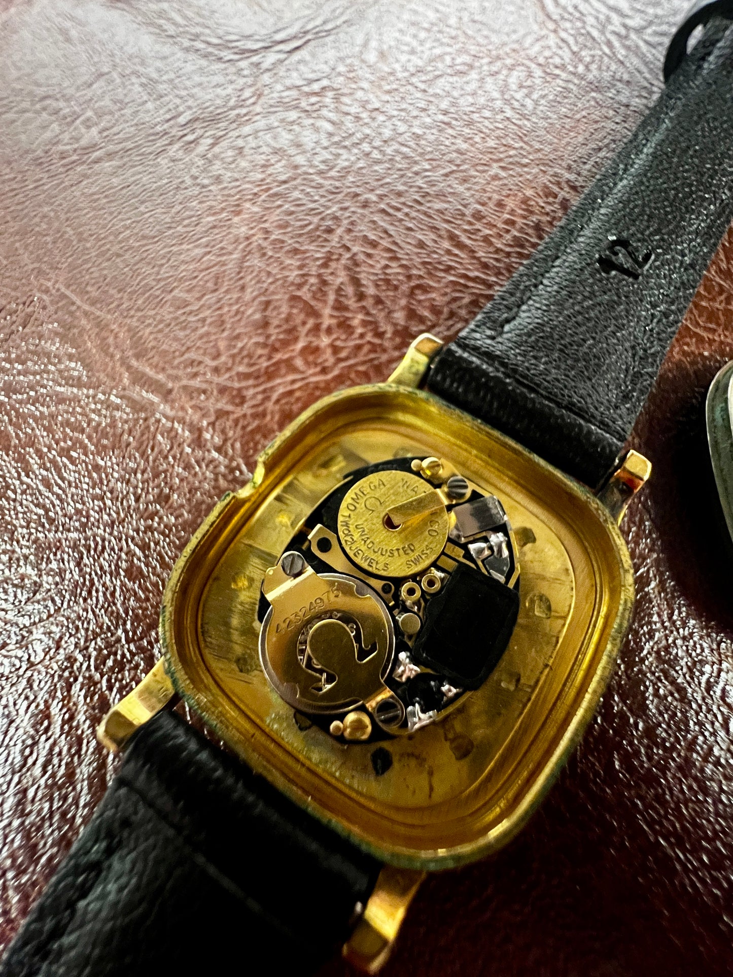 Omega De Ville Gold Square Woman's Watch