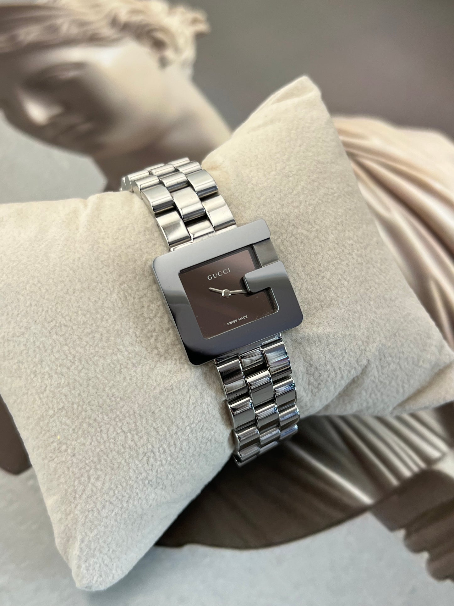 Gucci G Square Plum Dial Women’s Watch 3600L