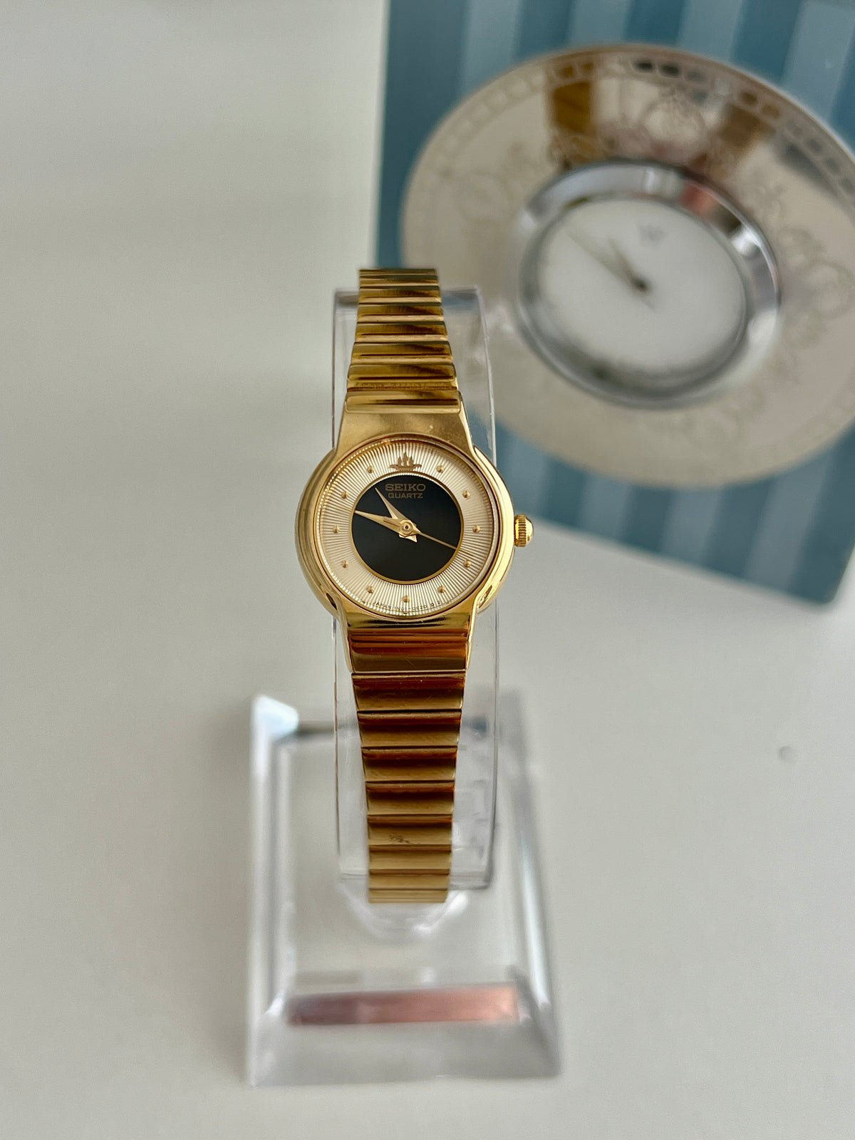 Seiko Galaxy Sailboat Dial Gold Tone Women’s Watch