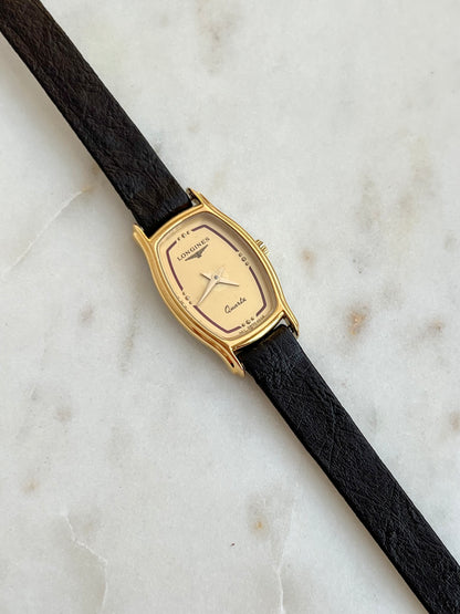 Longines Slender Gold Tonneau Women’s Watch