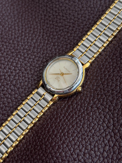 Burberry Gold & Steel Ladies’ Watch with Champagne Dial