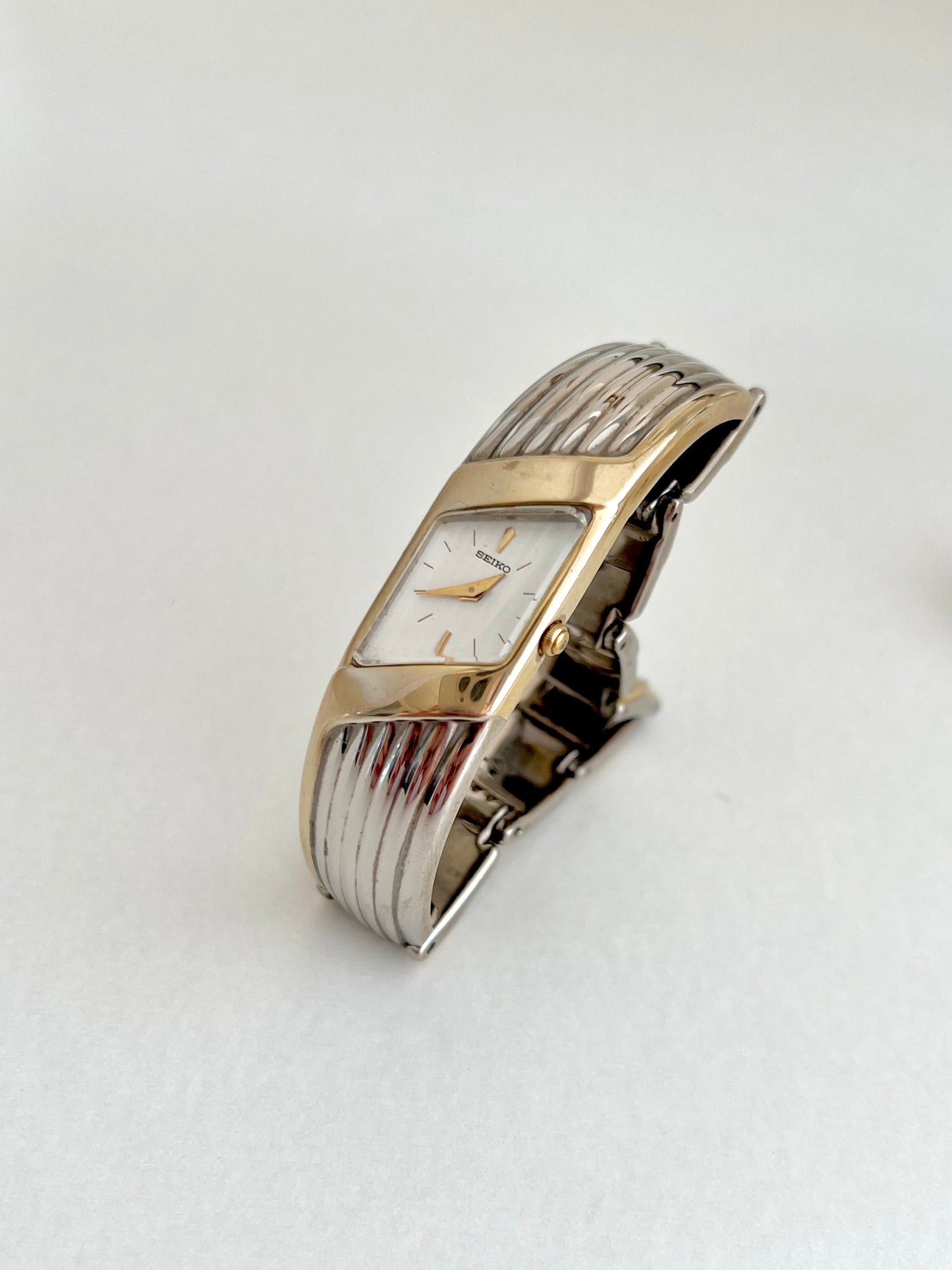 Seiko Rivoli Sculptural Two-toned Women's Watch