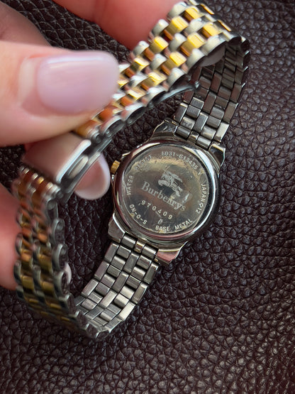 Burberry Roman Dial Two-Tone Ladies’ Watch on a Bracelet