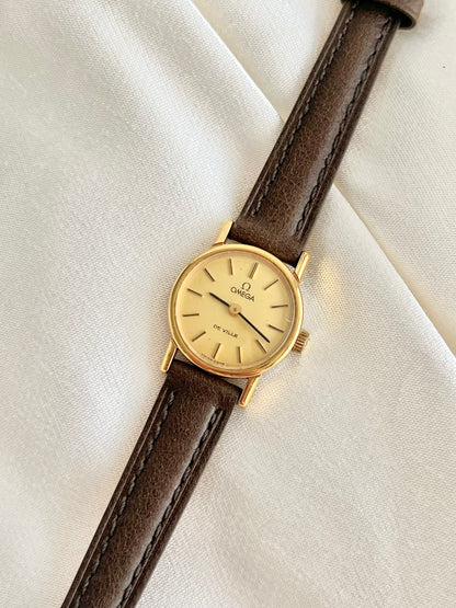 Omega De Ville Small Woman's Watch in Gold Tone