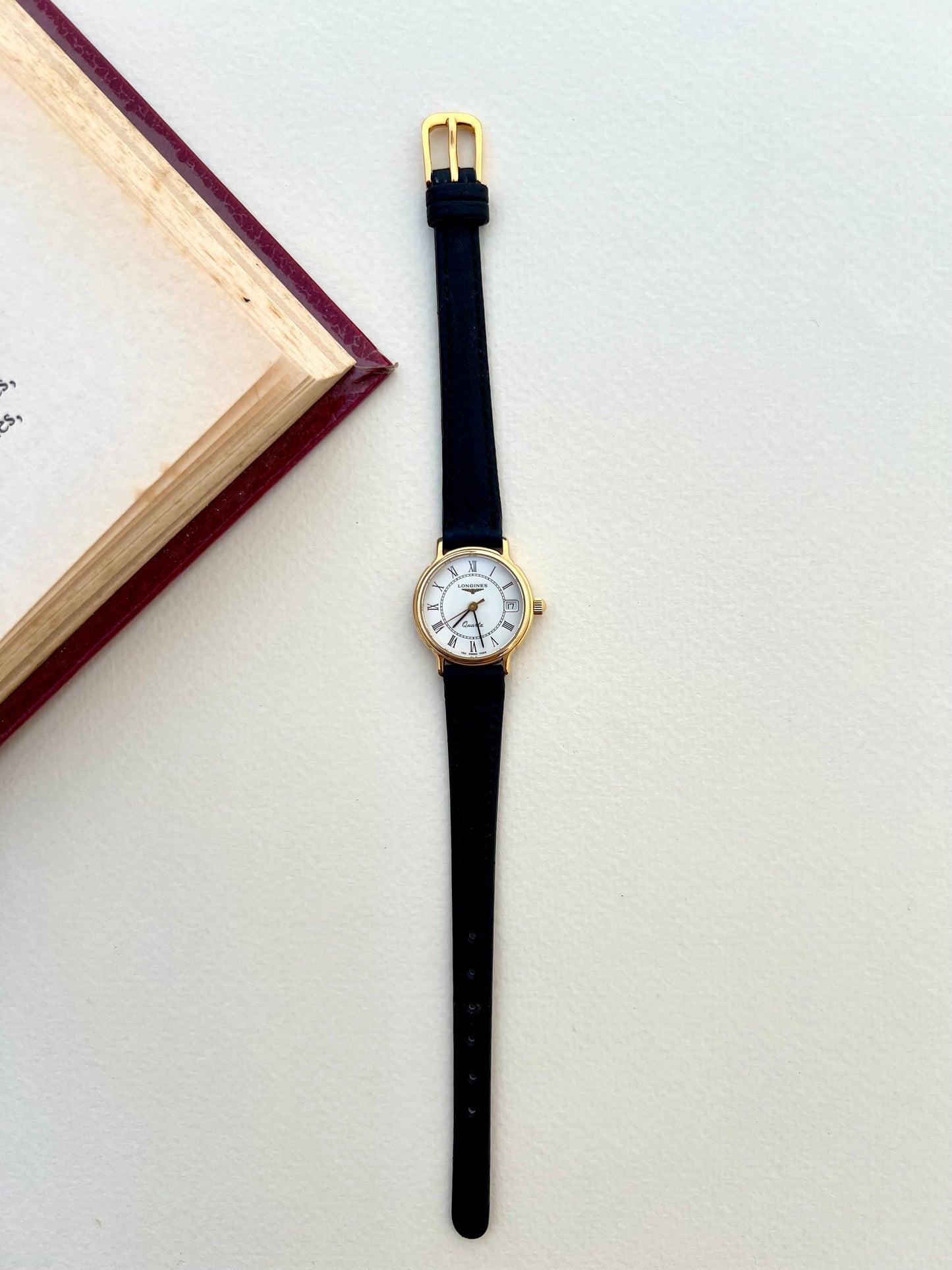 Longines Gold Tone Roman Dial Women’s Watch