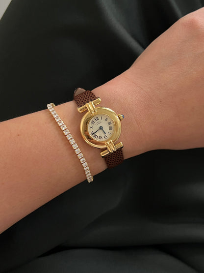 Must de Cartier Colisee Roman Dial Womens Watch